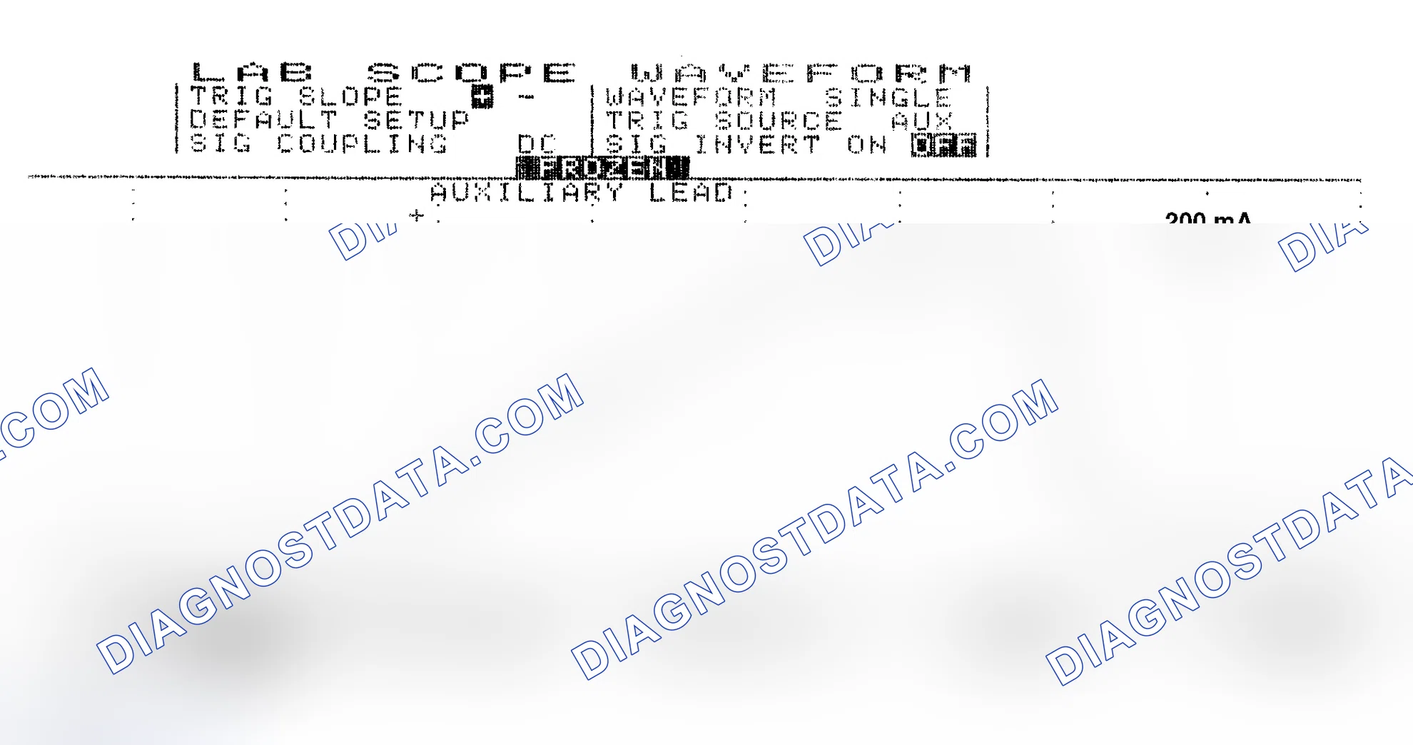 Scheme 13: Single Injector w/Normal Current Flow - Current Pattern
