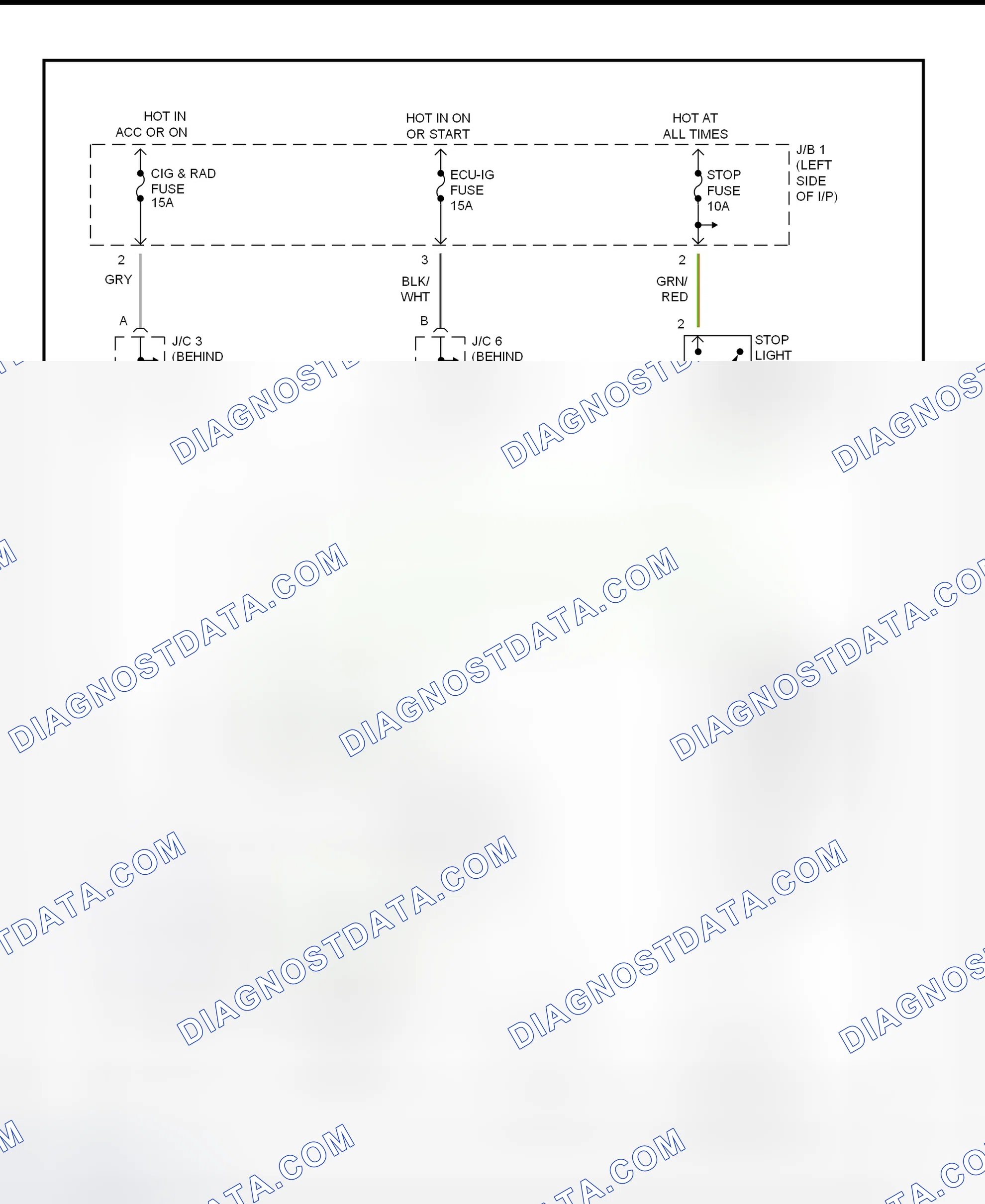 Scheme 14: Shift Interlock System Wiring Diagram (1995-96 Land Cruiser)