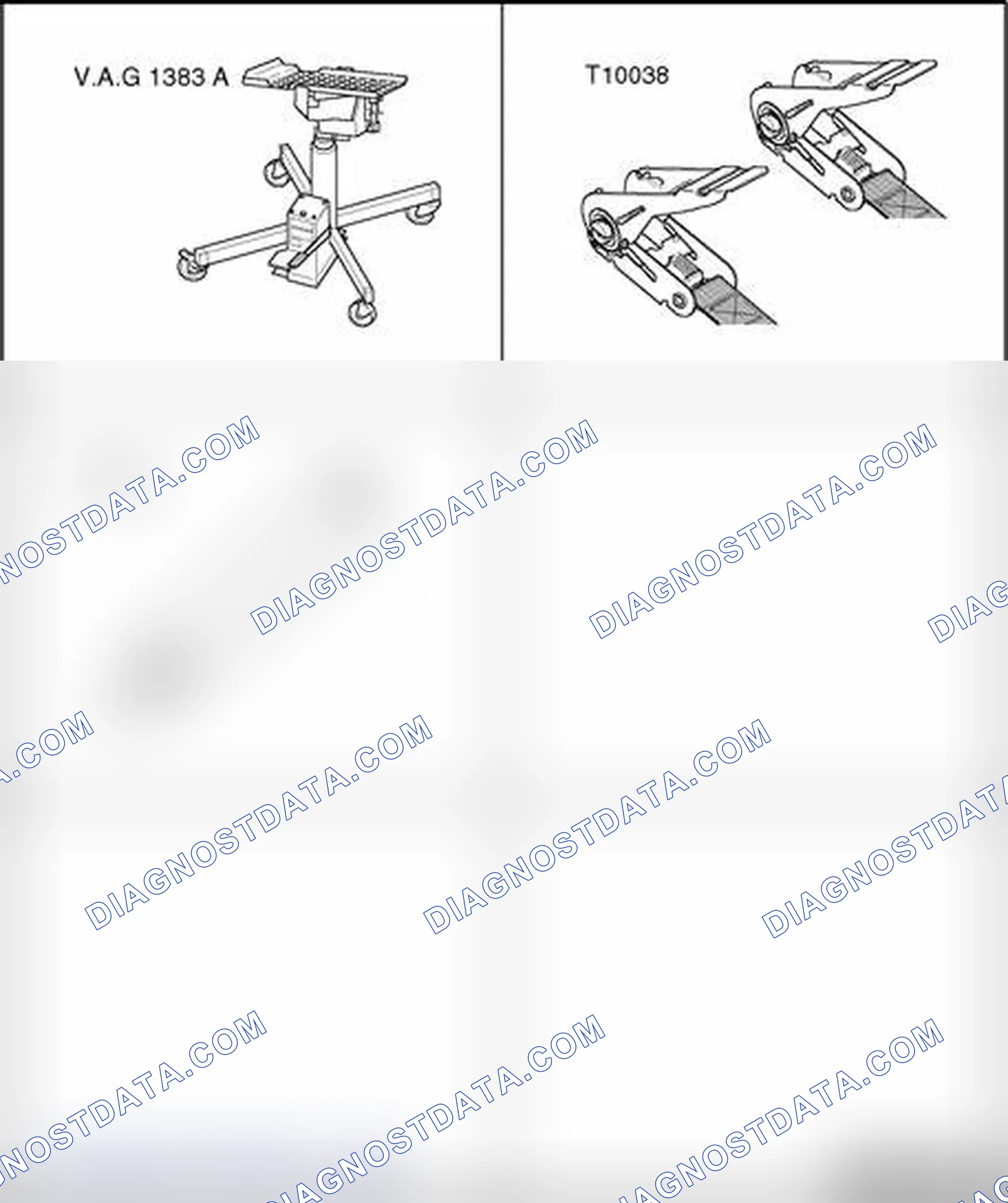 Scheme 67: Wheel bearing, lifting to curb weight position