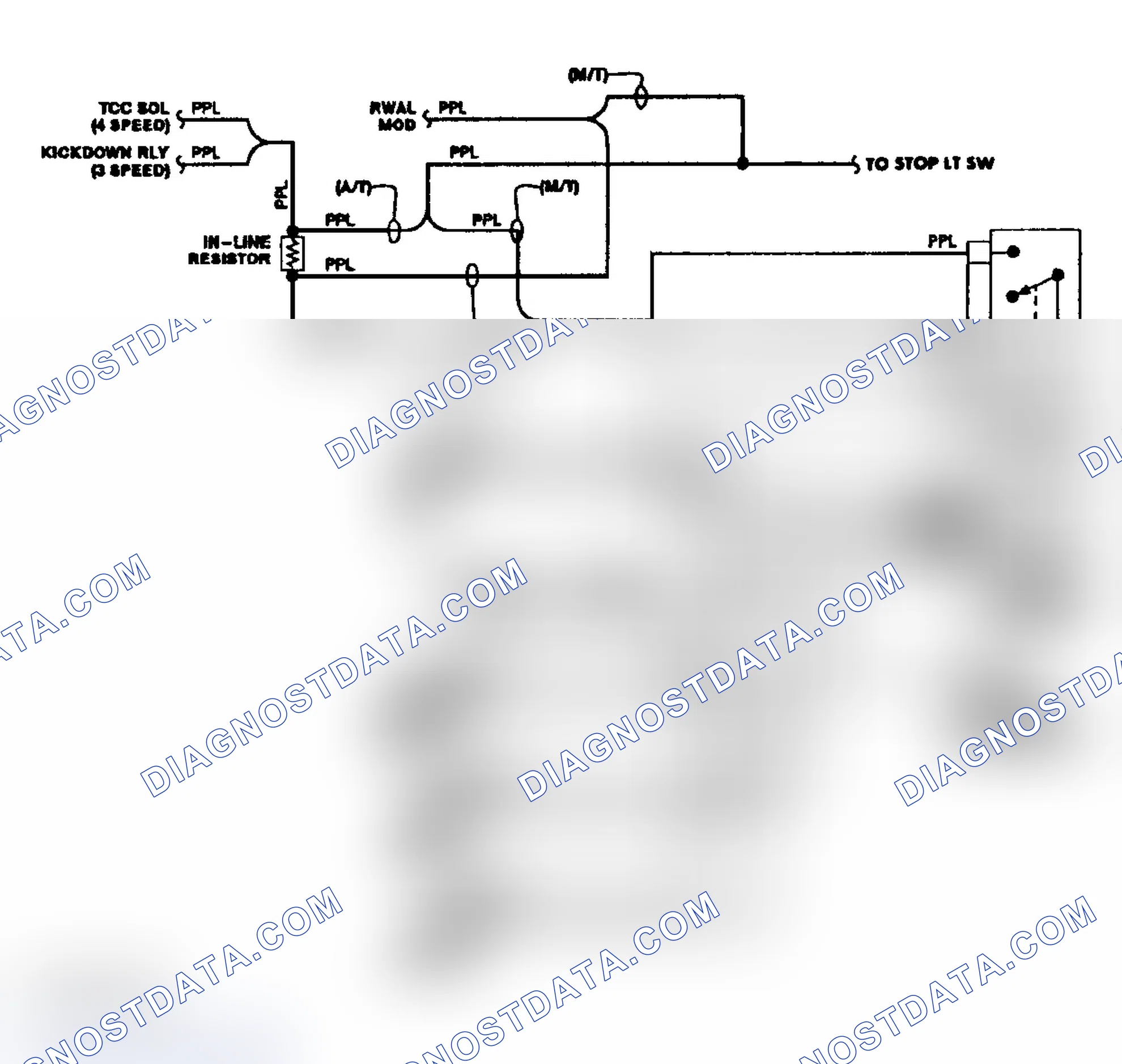 Scheme 3: Transfer Case Circuit (1989)
