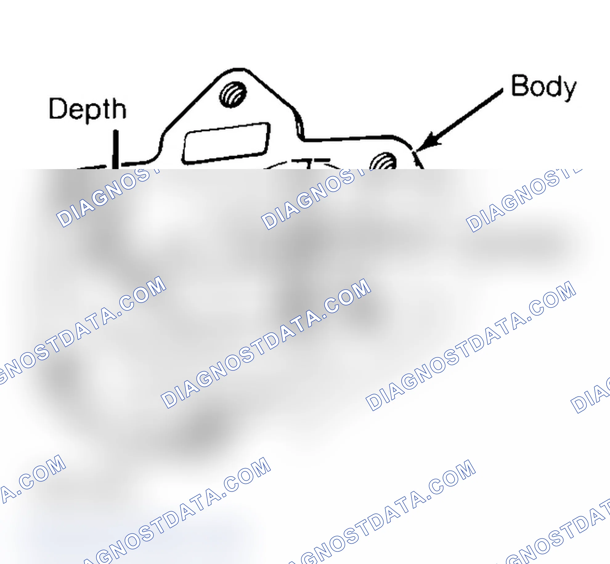 Scheme 35: Measuring Oil Pump Gear Cavity