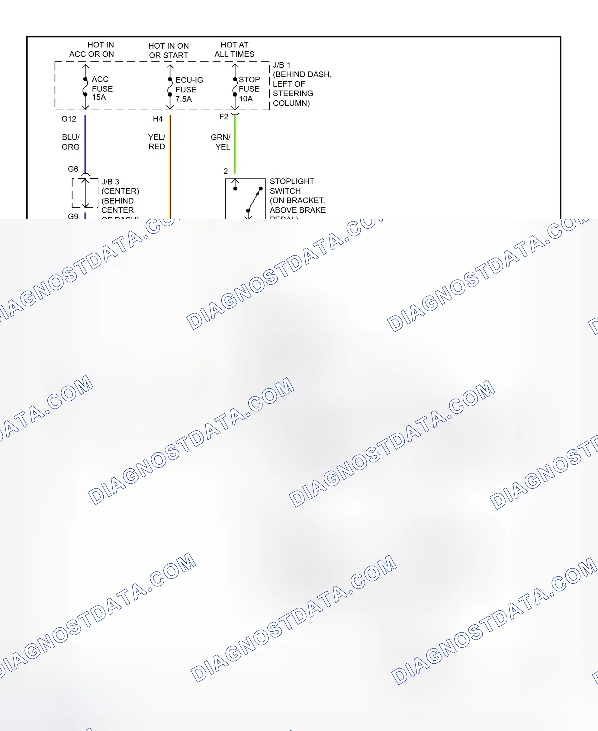 Scheme 435: Shift Interlock System Wiring Diagram (2002 - Toyota Tacoma)