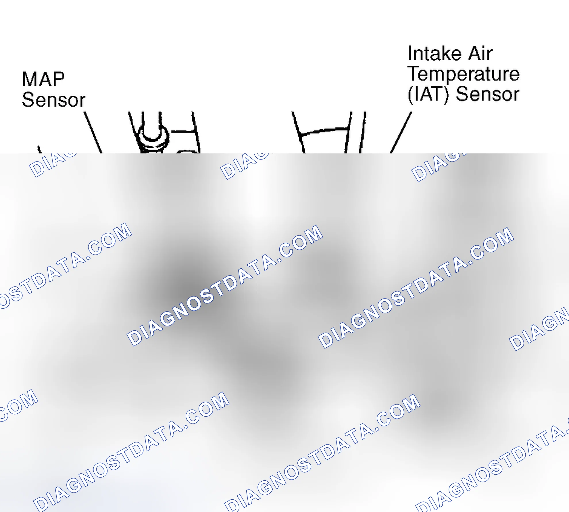 Scheme 41: Intake Air Temperature (IAT) Sensor Location