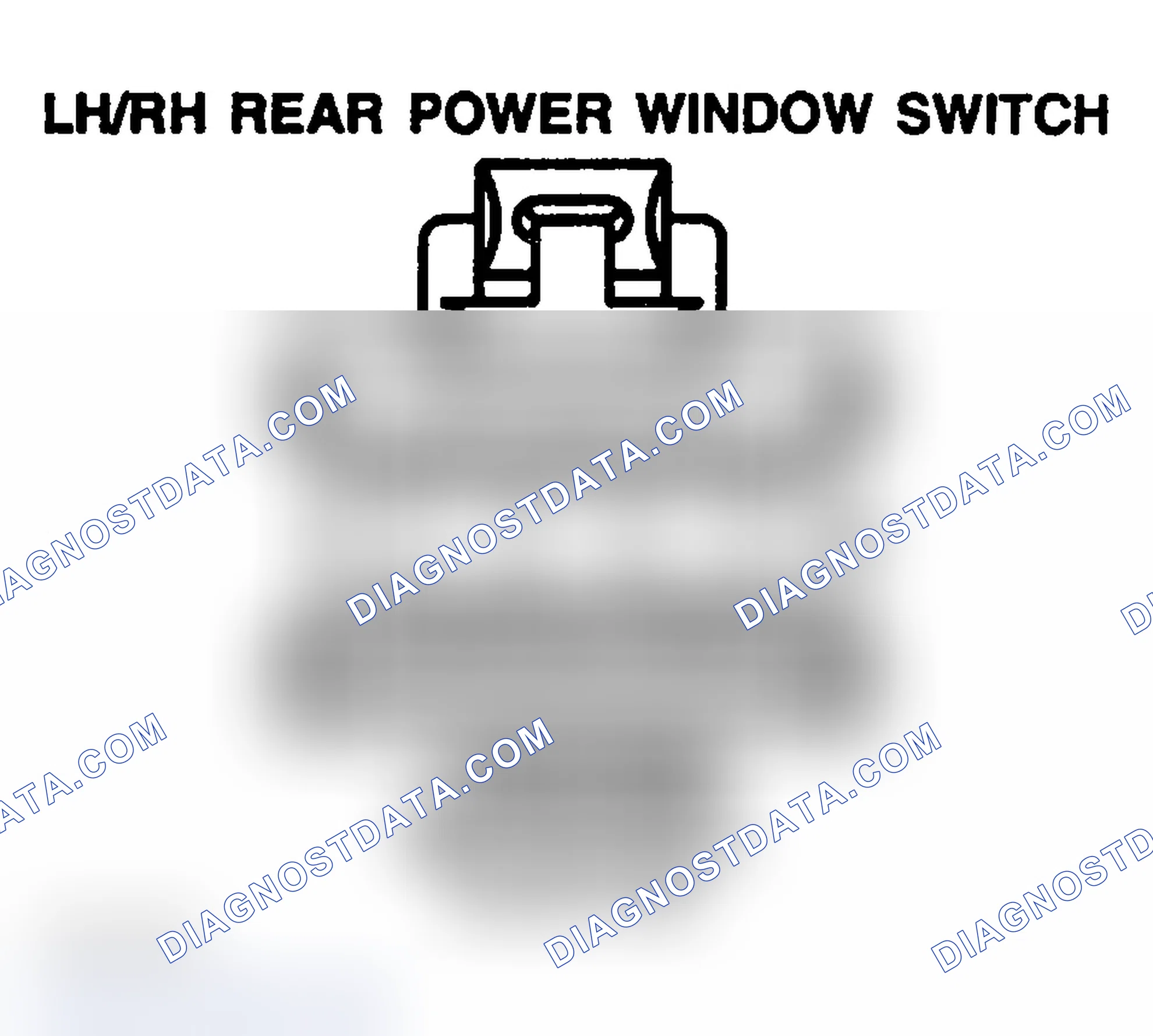 Scheme 200: POWER WINDOW SWITCH (REAR) - LEFT & RIGHT-HAND