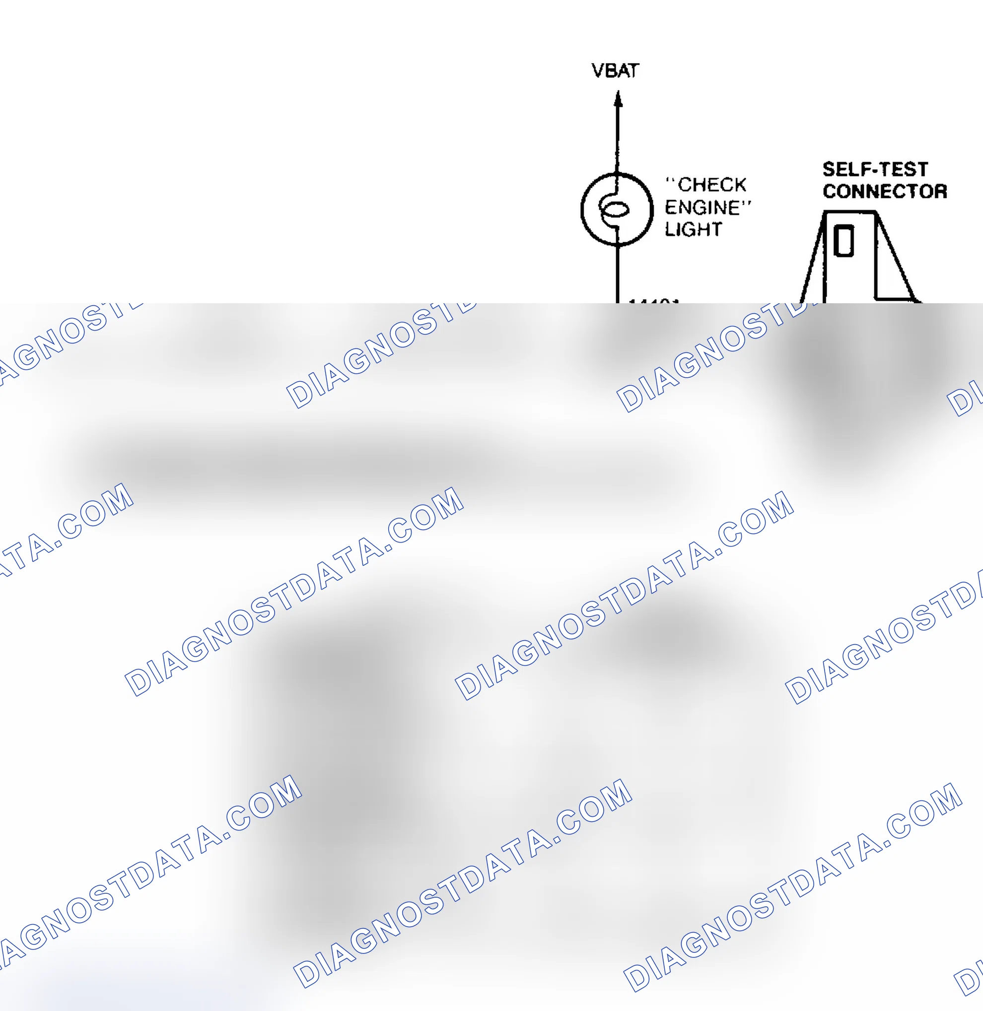 Scheme 59: "CHECK ENGINE" Light (Malfunction Indicator) Circuit