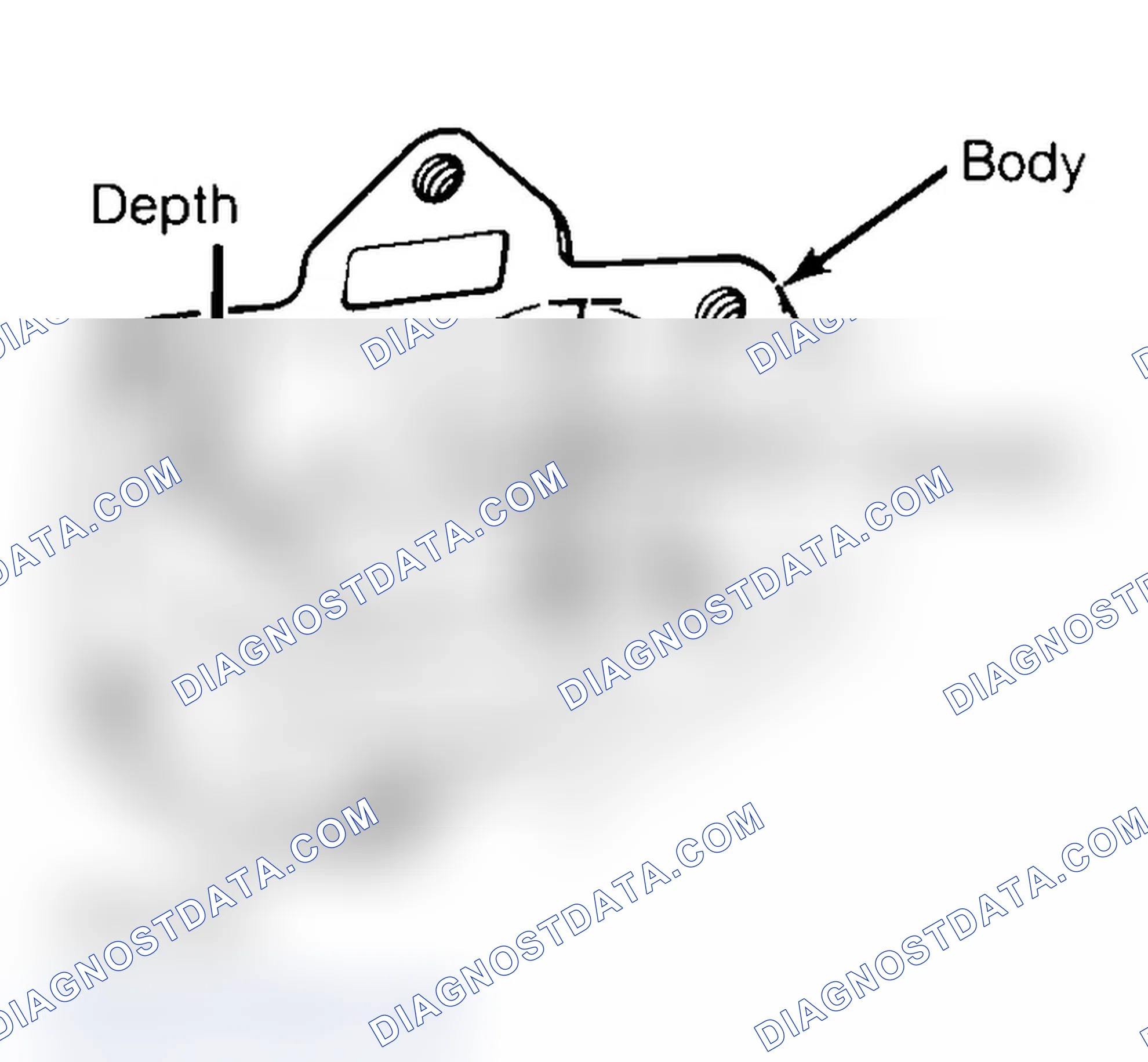 Scheme 35: Measuring Oil Pump Gear Cavity