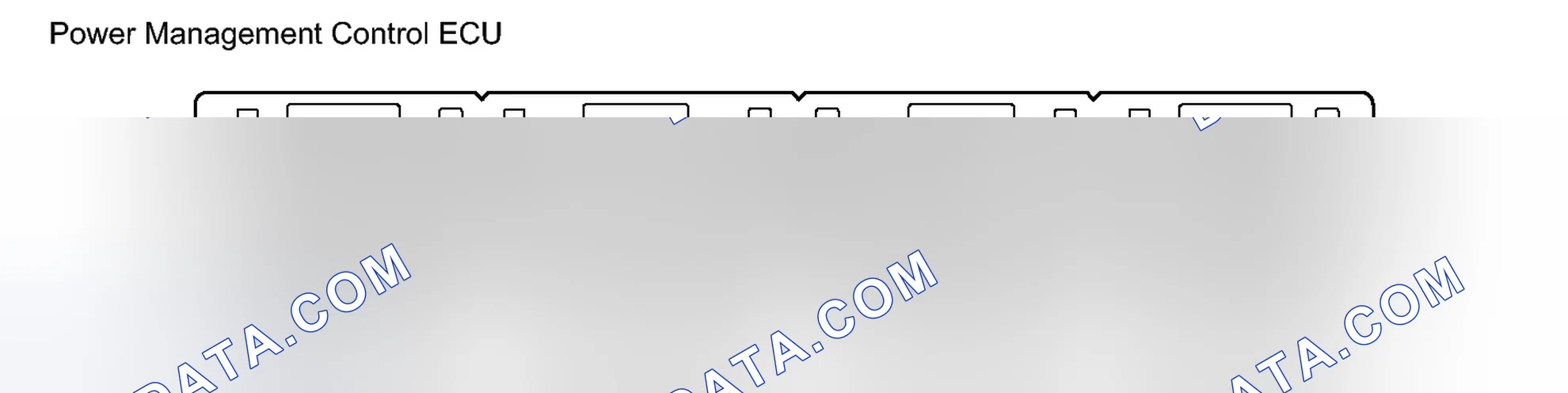 Scheme 186: TERMINALS OF ECU