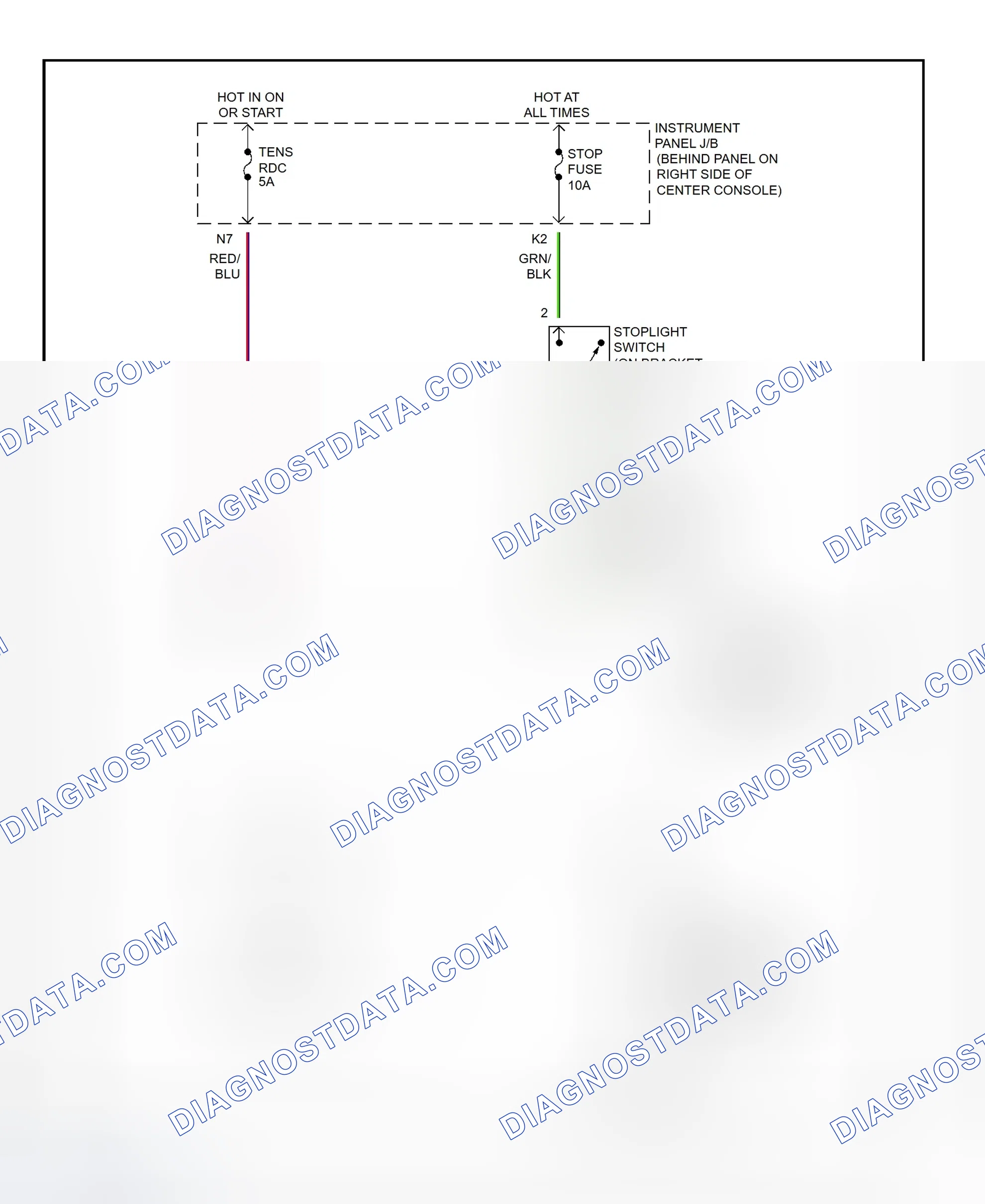 Scheme 320: Shift Interlock System Wiring Diagram (2002 - Toyota Celica)