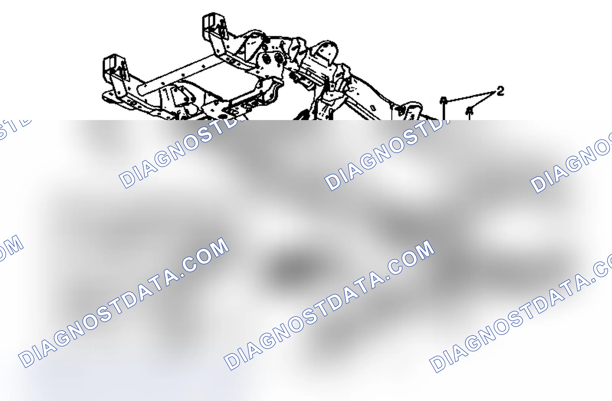 Scheme 9: Transmission Support Crossmember Replacement (2WD 2500 HD/3500)