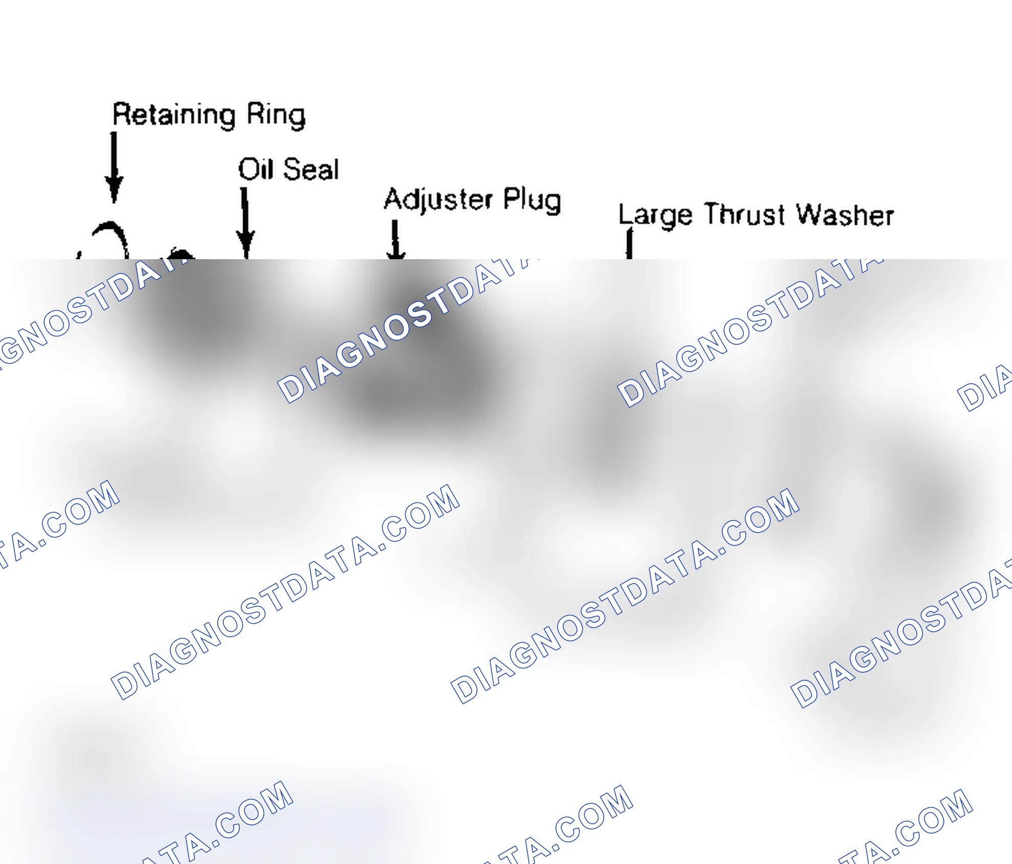 Scheme 7: Exploded View of Adjuster Plug Assembly