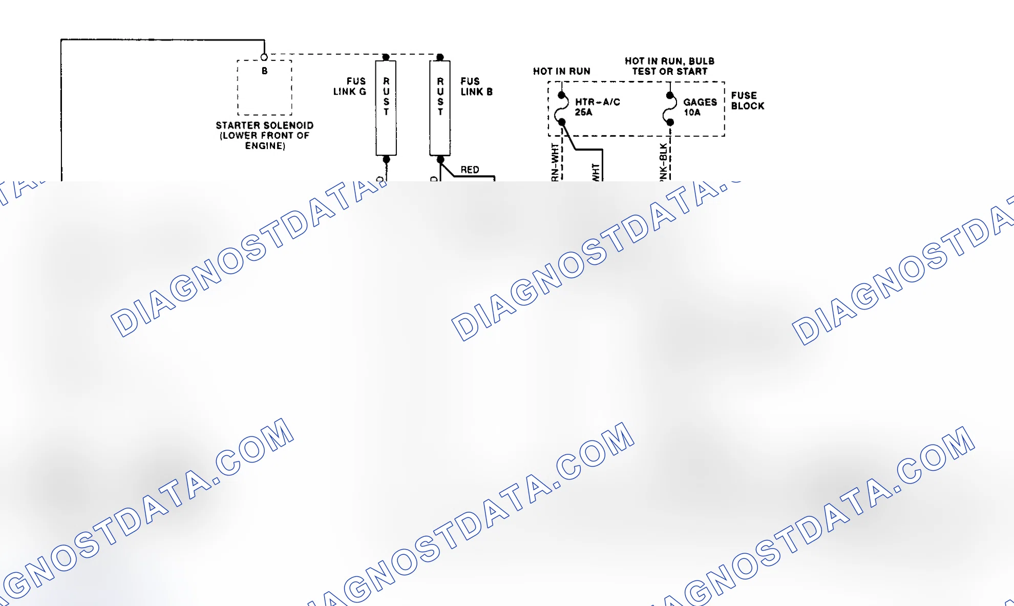 Scheme 12: Charging System Schematic (Cavalier & Sunbird)