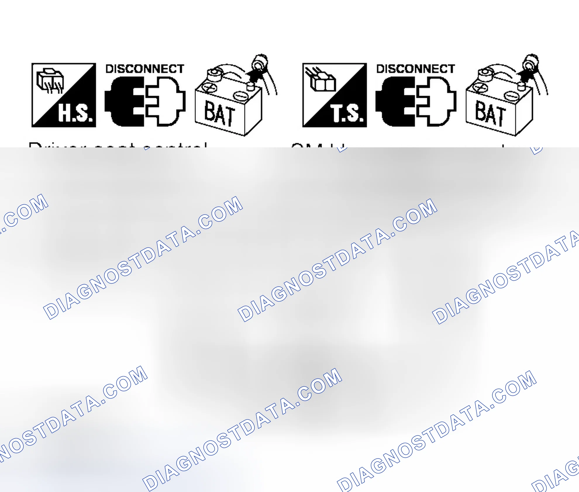 Scheme 457: Circuit Check Between Driver Seat Control Unit and Data Link Connector