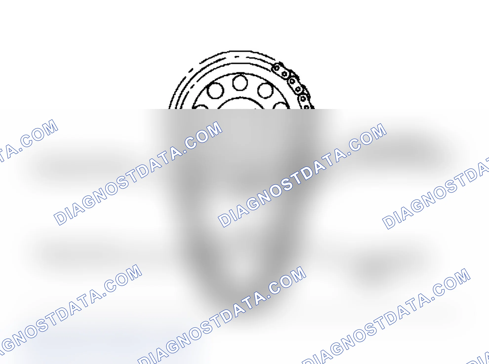 Scheme 13: Location of Timing Sprocket Alignment Marks