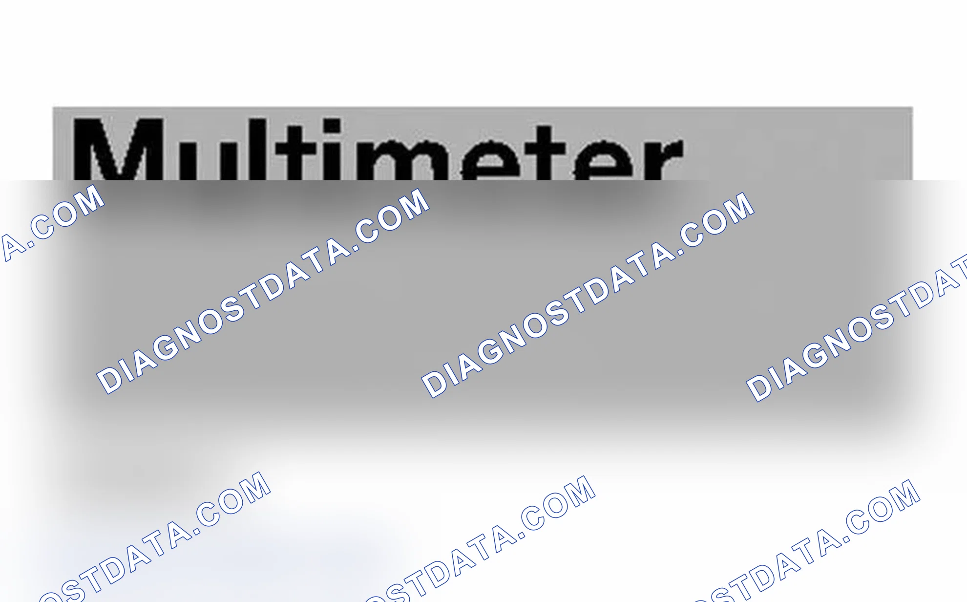 Scheme 639: Identifying Multimeter