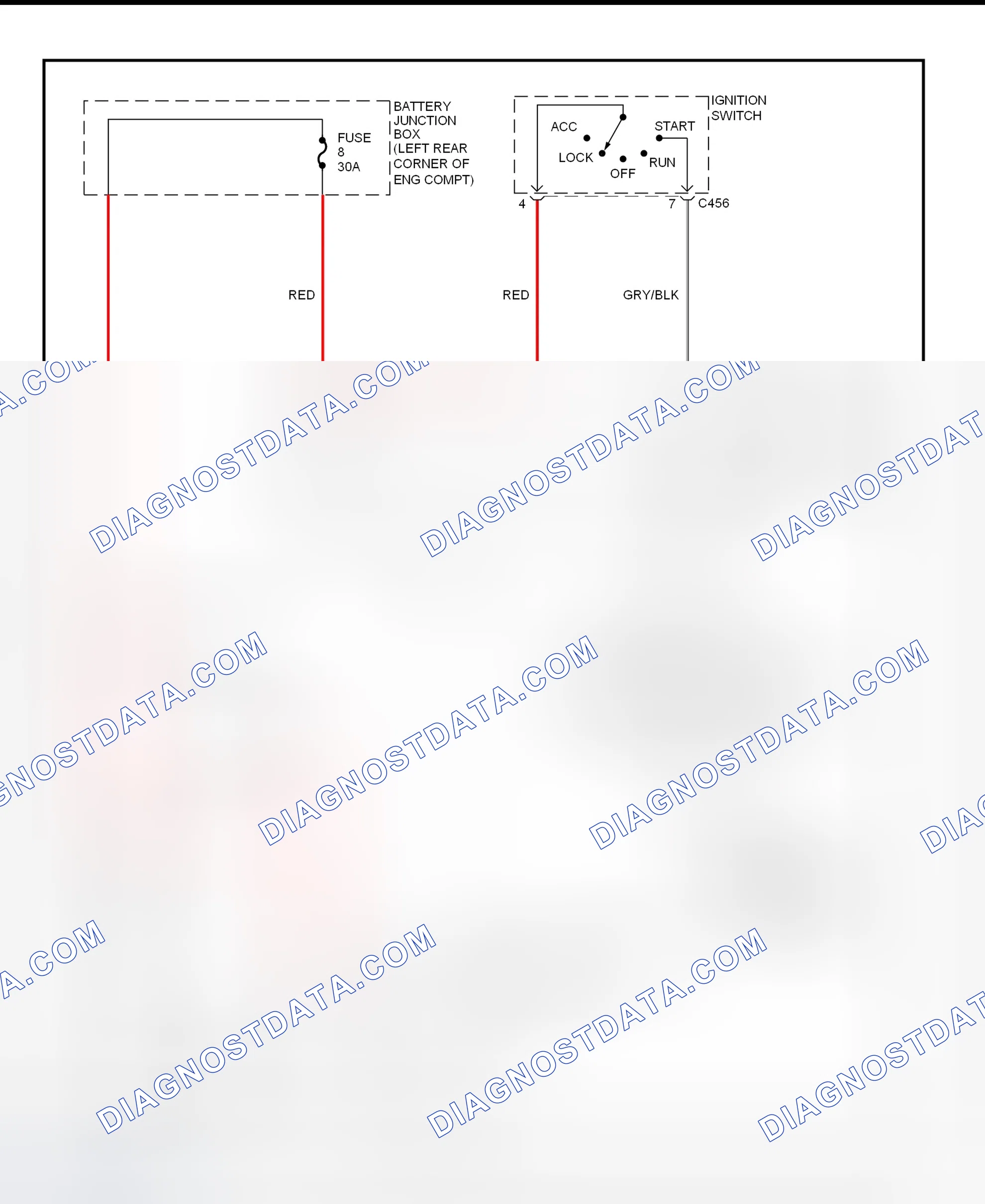 Scheme 2: Starter System Wiring Diagram (Focus - M/T)