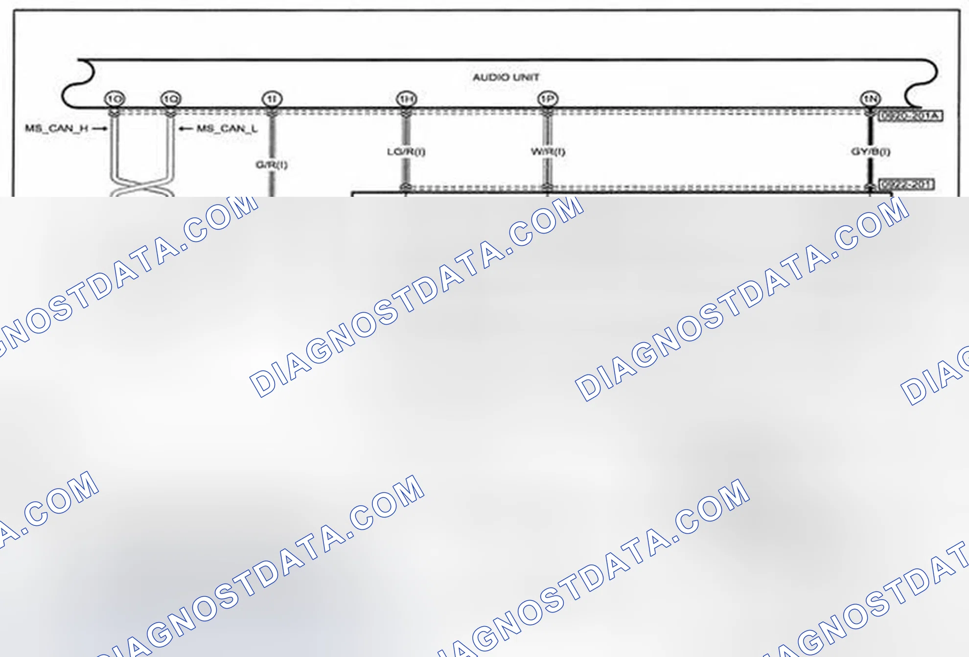 Scheme 286: Audio System (Except Bose® Type Audio) Wiring Diagram - 0920-2b (1 Of 2)