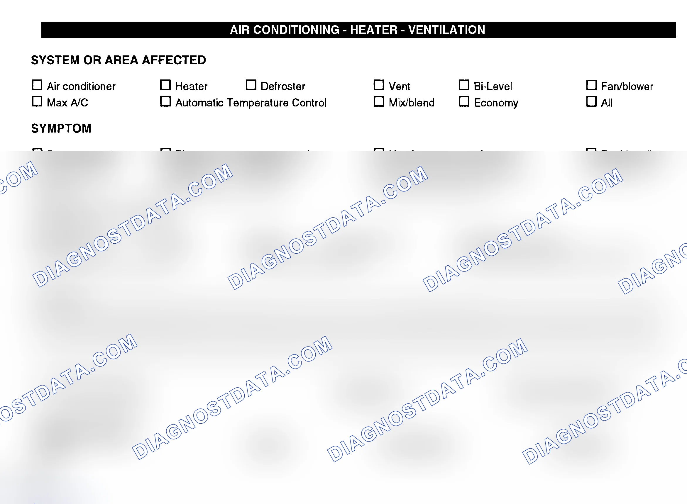 Scheme 8: Air Conditioning, Heater & Ventilation
