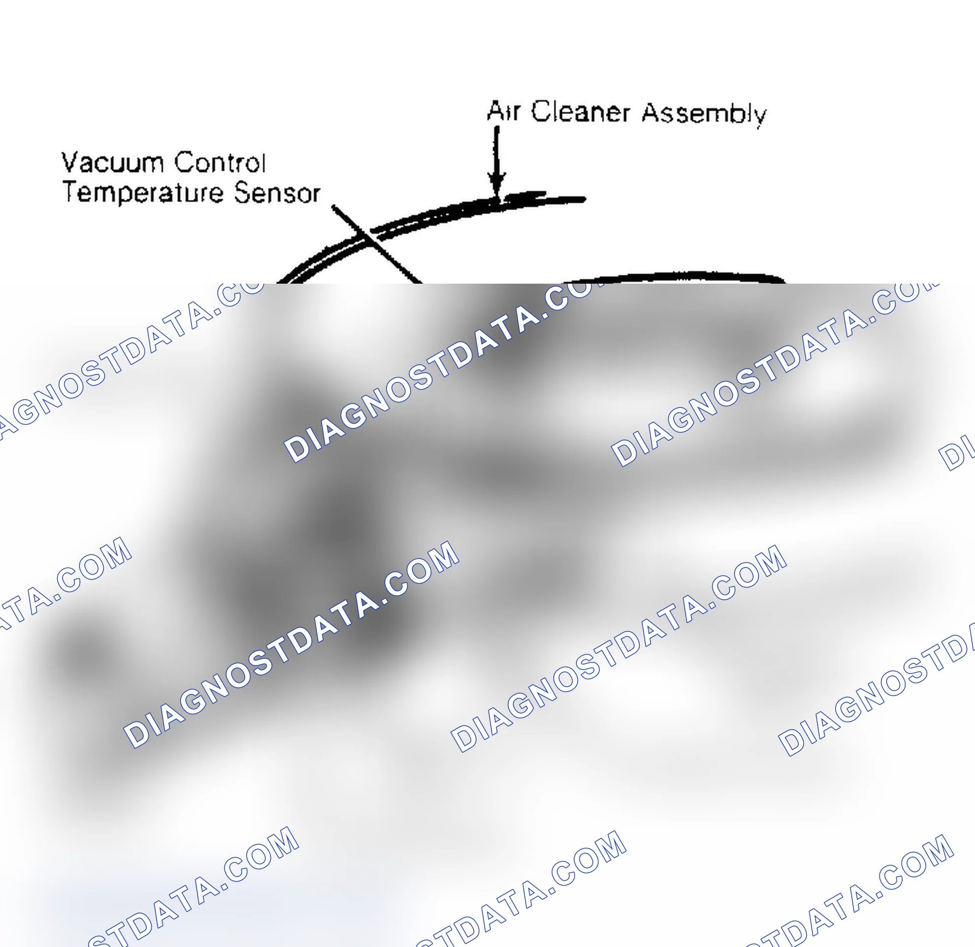 Scheme 113: Thermostatic Air Cleaner Assembly With Temperature Sensor & Vacuum Motor