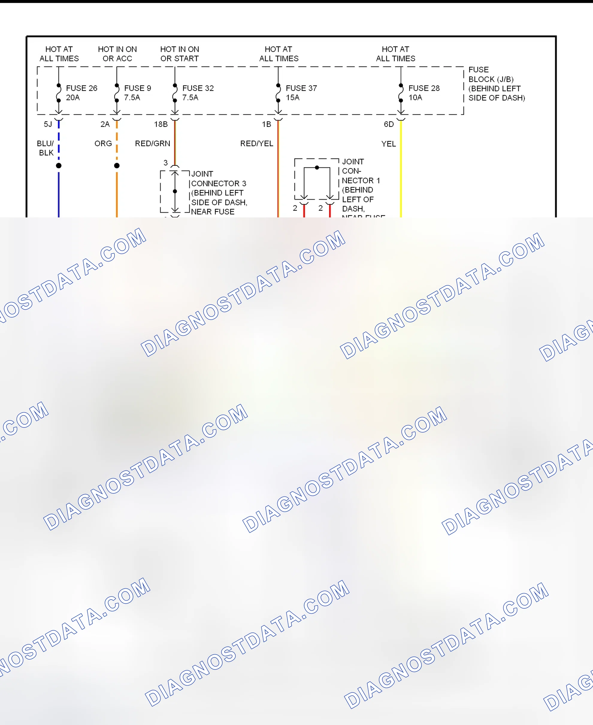 Scheme 63: Shift Interlock System Wiring Diagram (1999 Infiniti Q45)