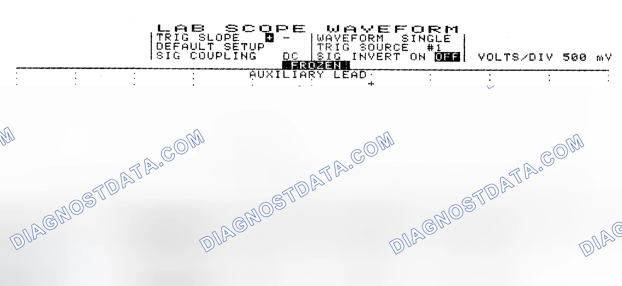 Scheme 10: Single Injector w/Excessive Current Flow - Current Pattern
