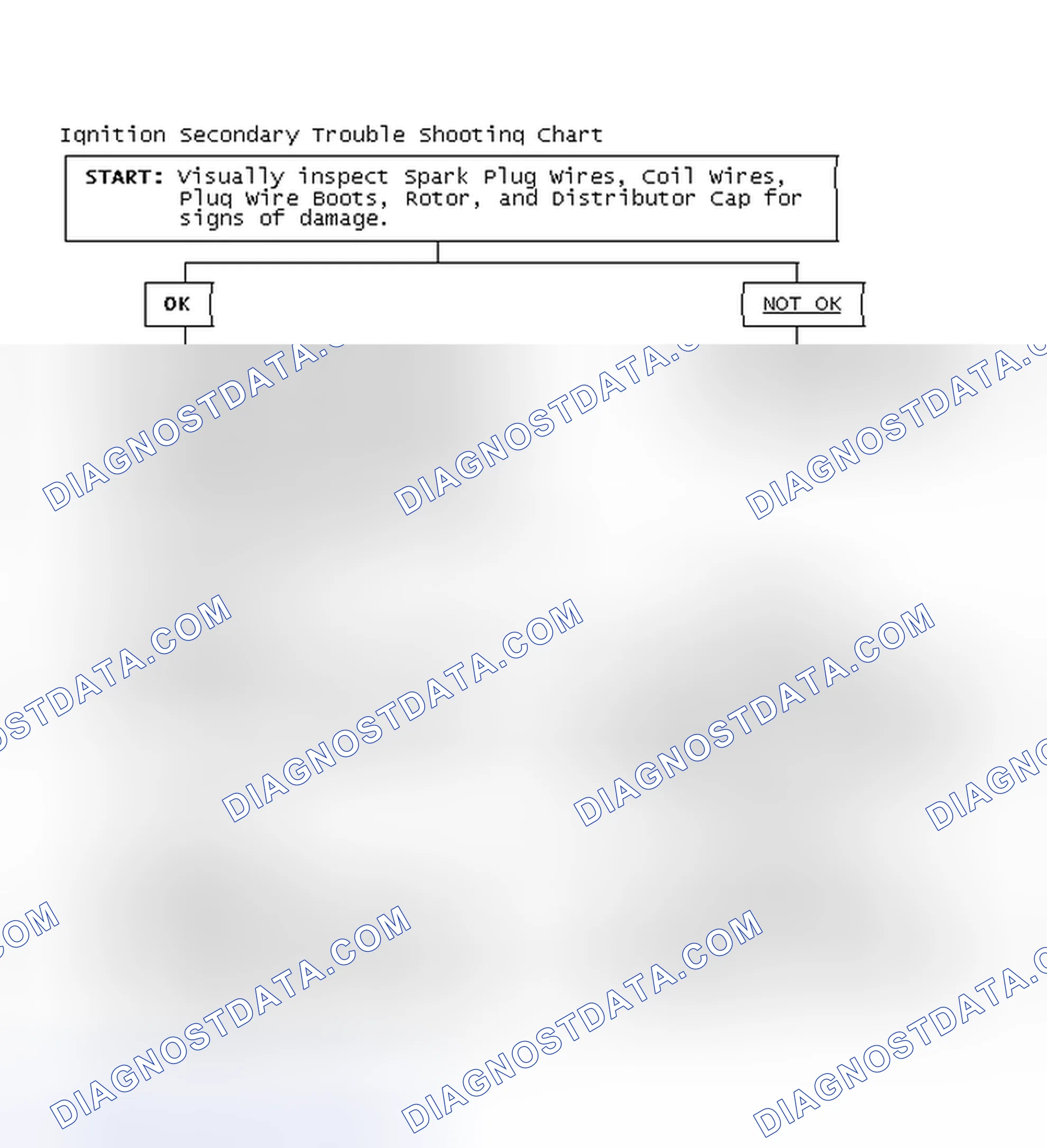 Scheme 1: Ignition Secondary Trouble Shooting Chart