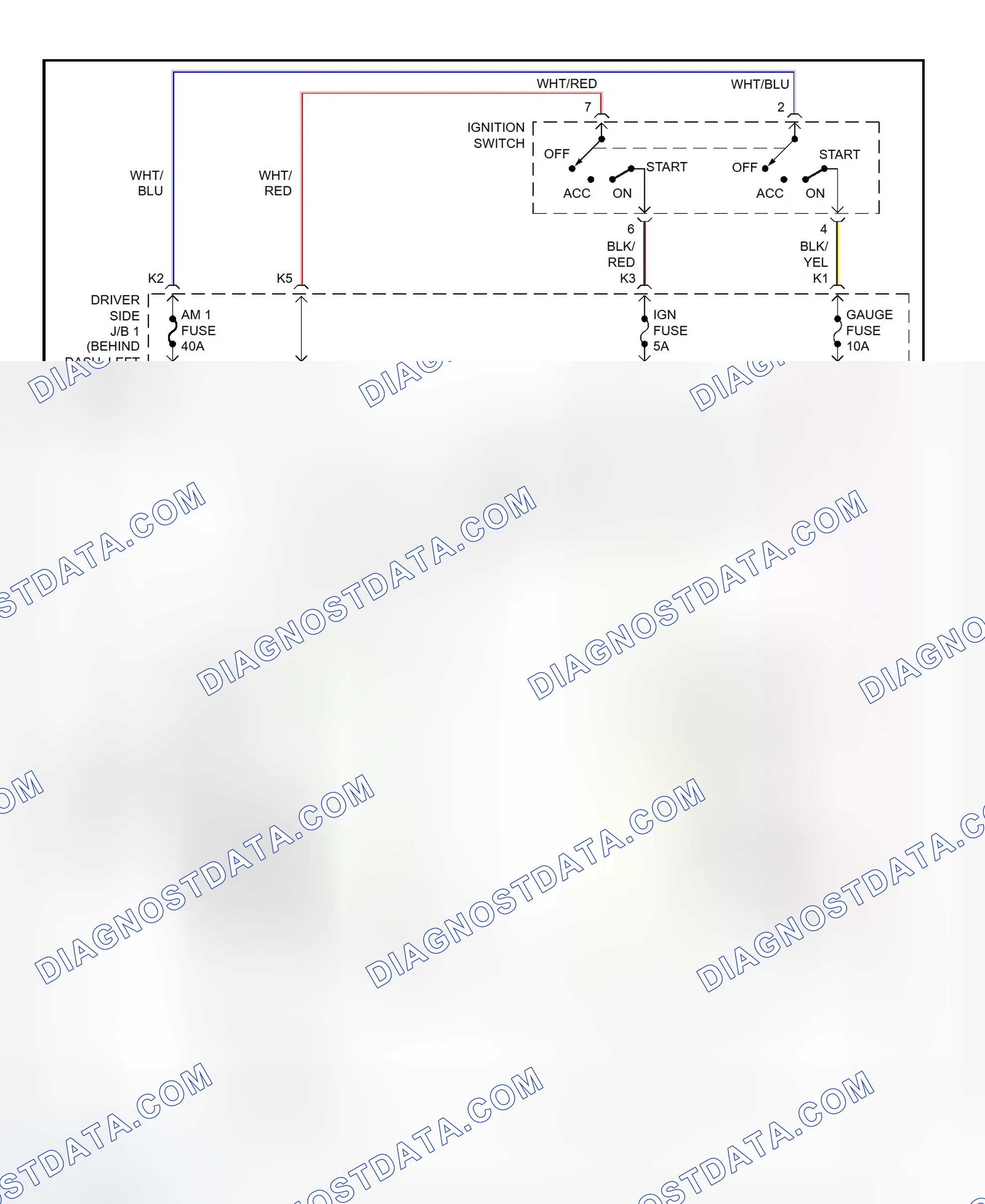 Scheme 12: Charging System Wiring Diagram (Sienna)