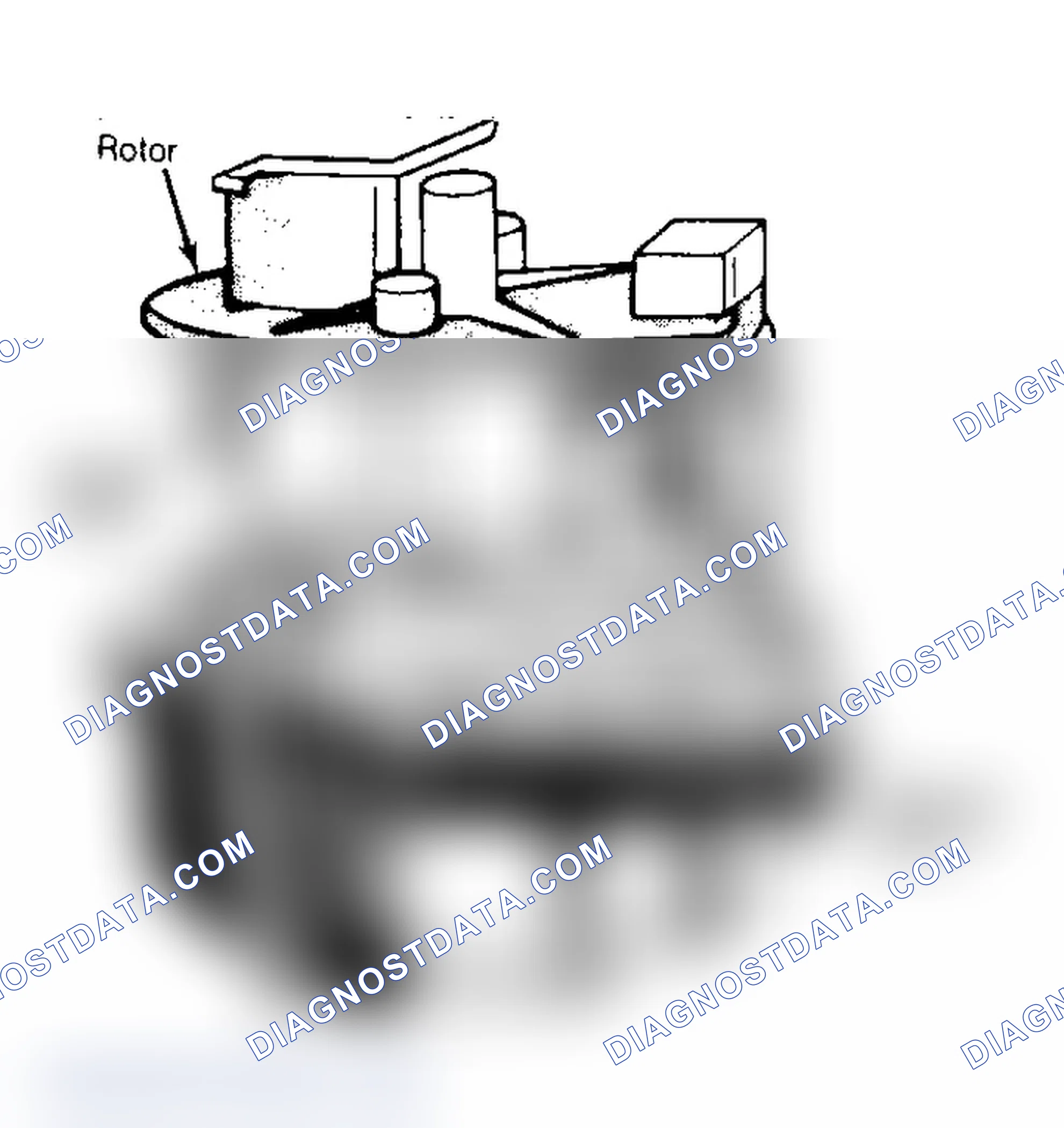 Scheme 20: Location of Hall Effect Pick-up Assembly in Distributor
