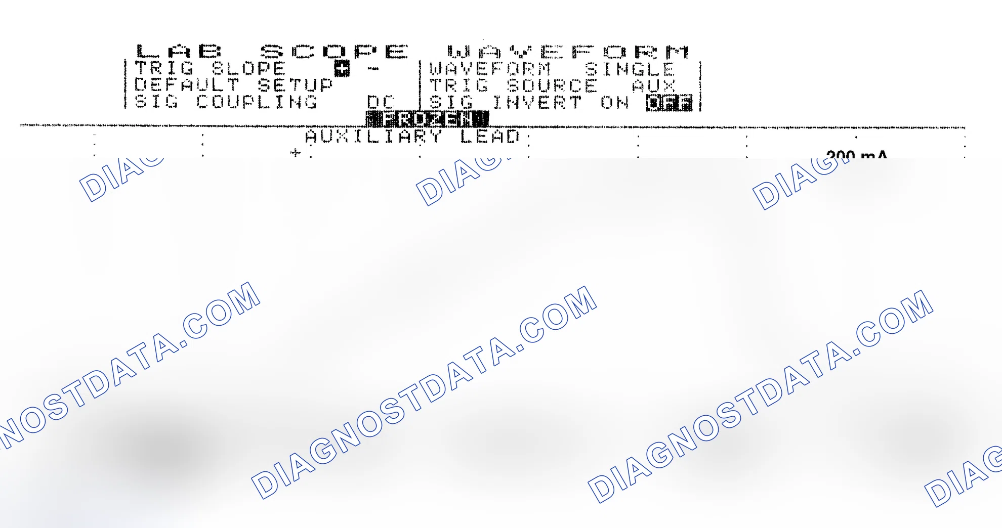 Scheme 13: Single Injector w/Normal Current Flow - Current Pattern