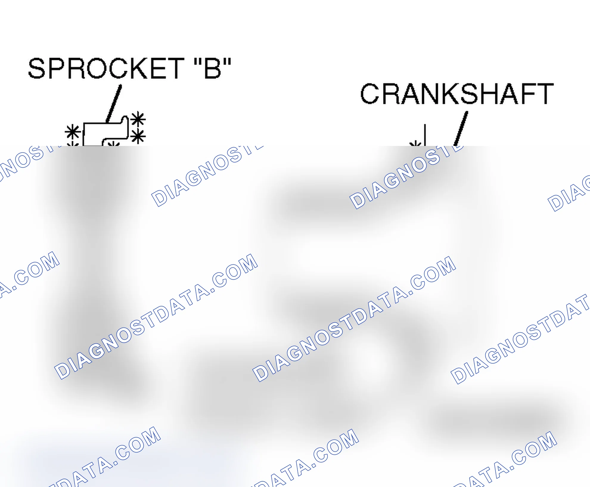 Scheme 395: >>C<< CRANKSHAFT SPROCKET "B" INSTALLATION
