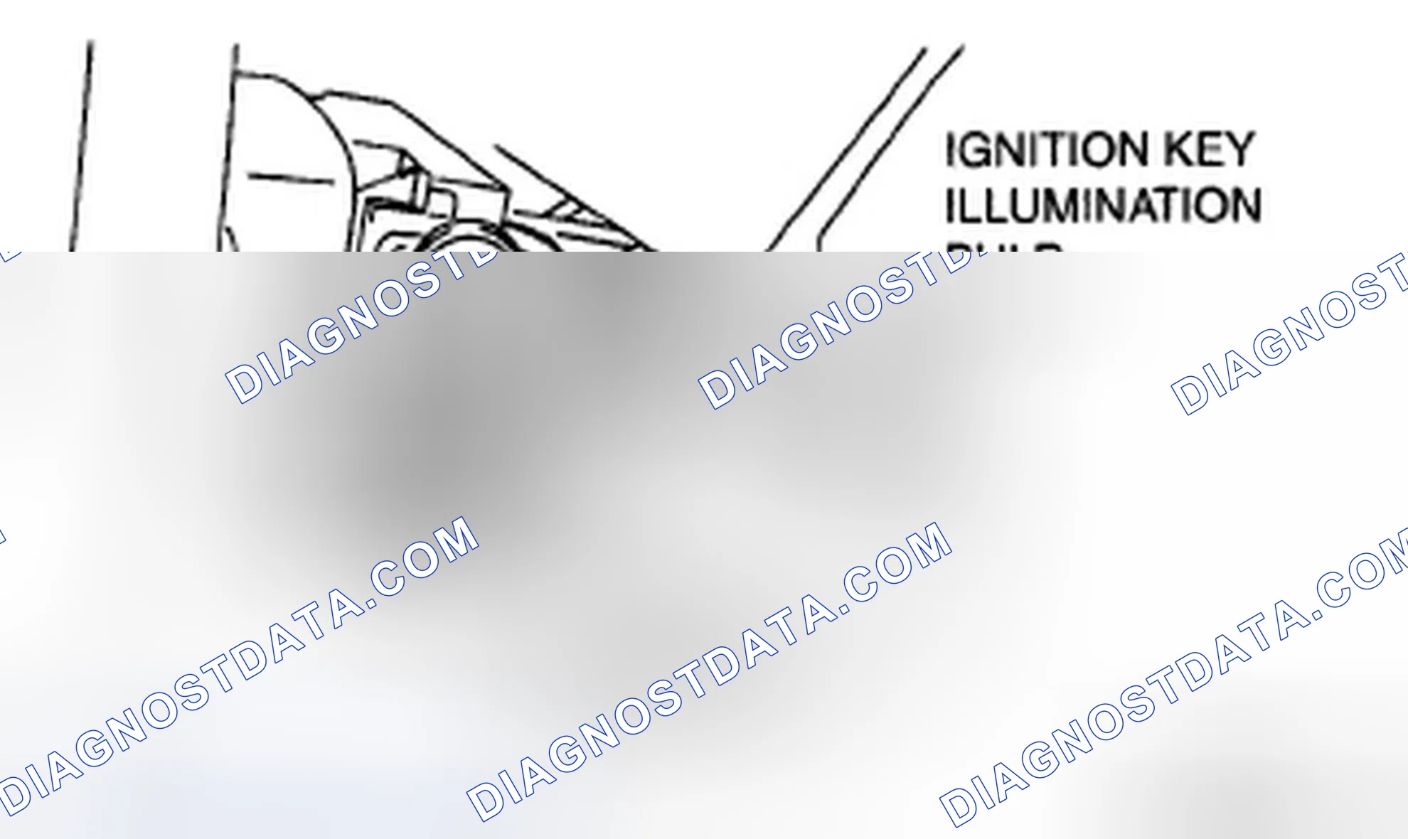 Scheme 61: IGNITION KEY ILLUMINATION BULB REMOVAL/INSTALLATION