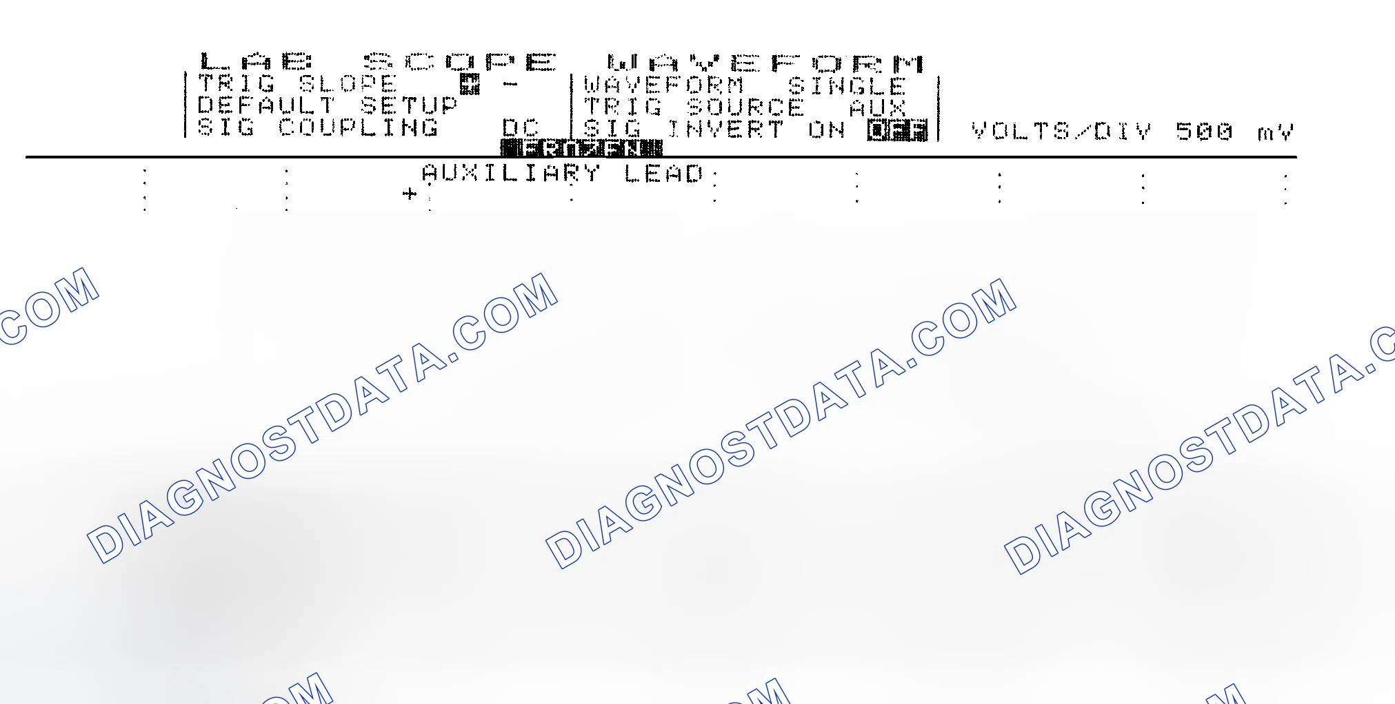 Scheme 14: Single Injector w/Excessive Current Flow - Current Pattern
