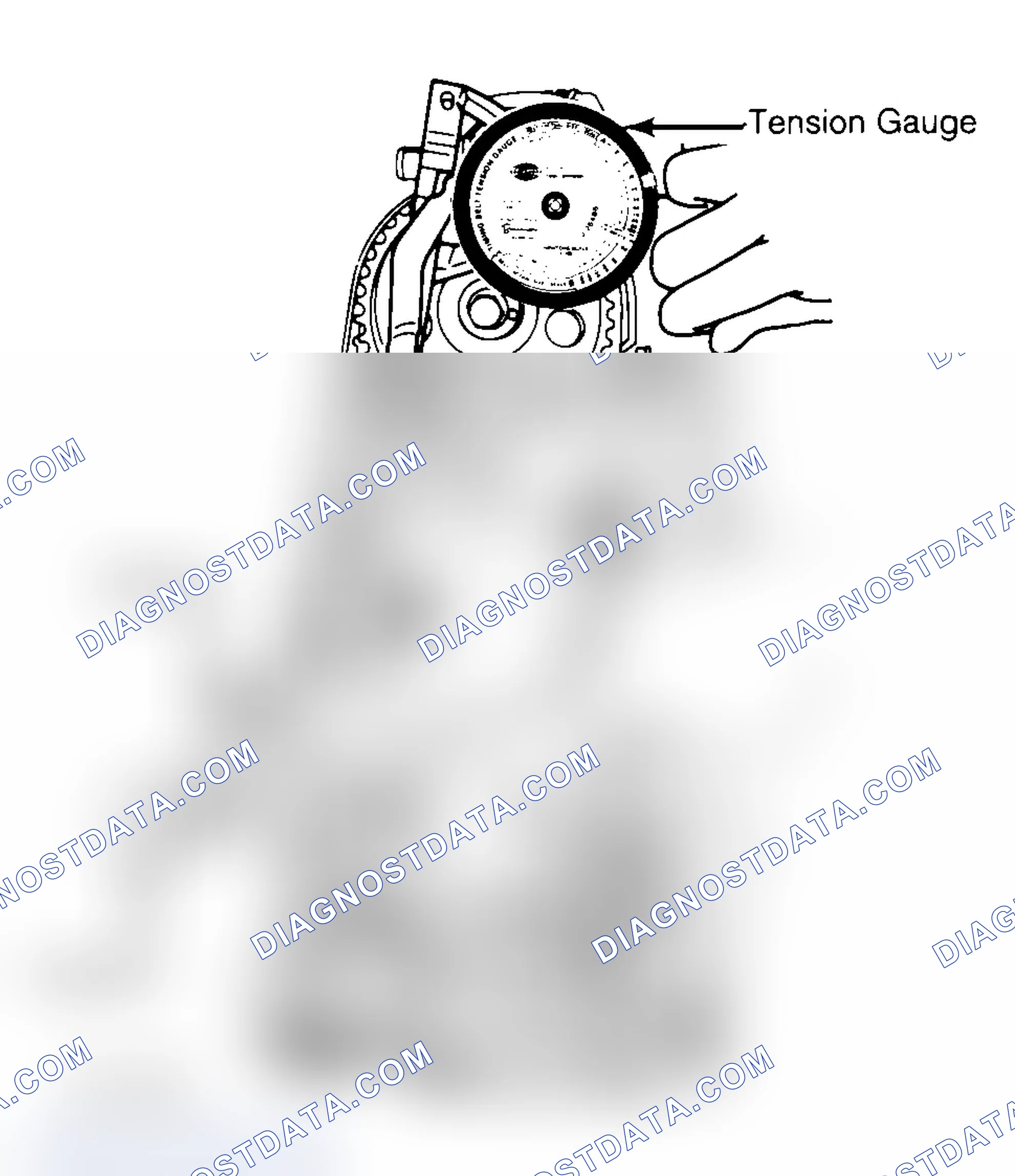 Scheme 28: Adjusting Typical Timing Belt Tension