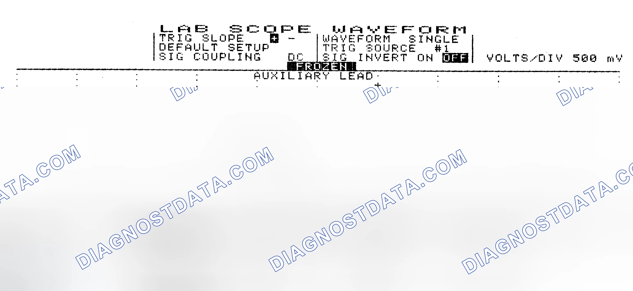 Scheme 10: Single Injector w/Excessive Current Flow - Current Pattern