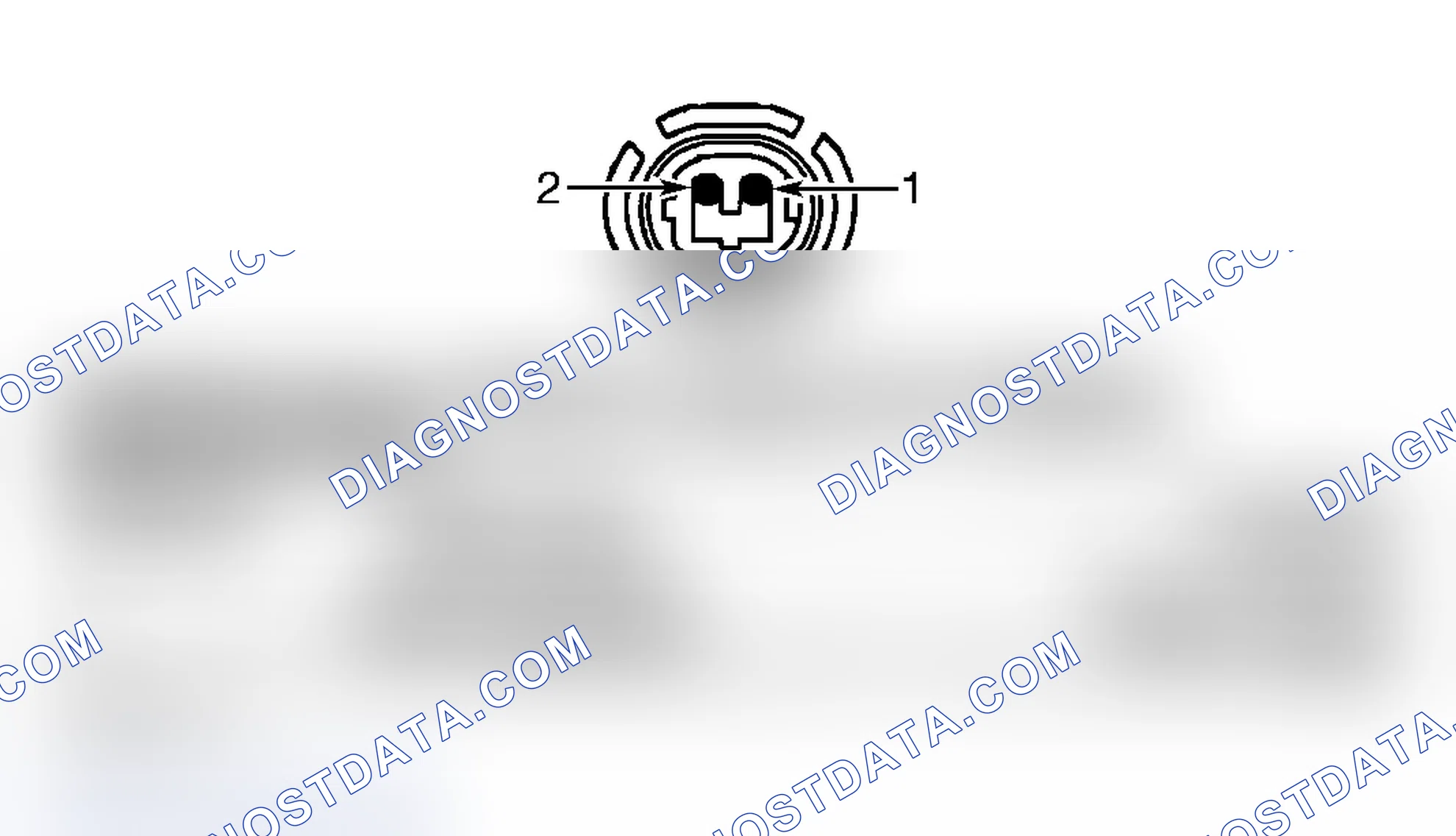 Scheme 21: WATER-IN-FUEL SENSOR CONNECTOR END VIEW
