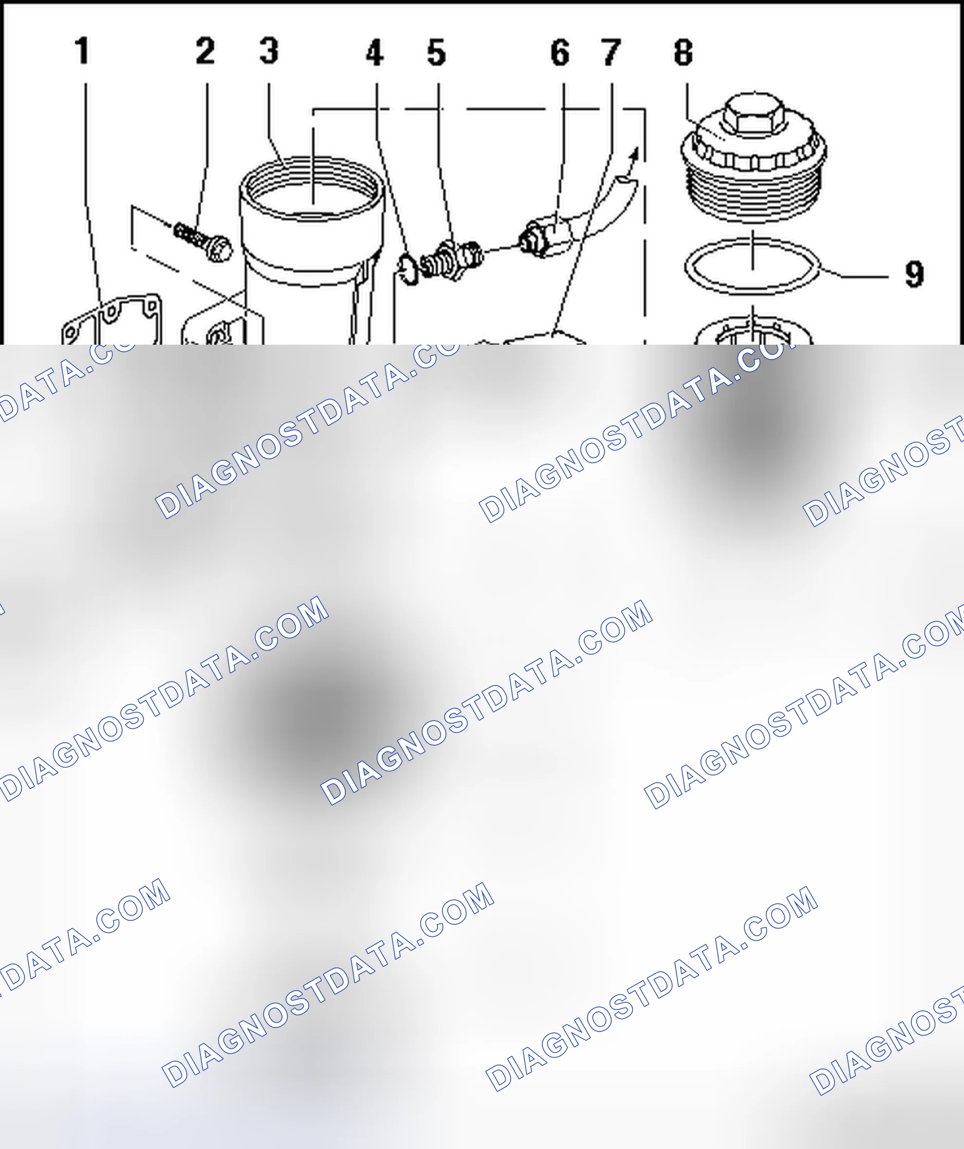 Scheme 29: OIL FILTER BRACKET AND OIL COOLER OVERVIEW