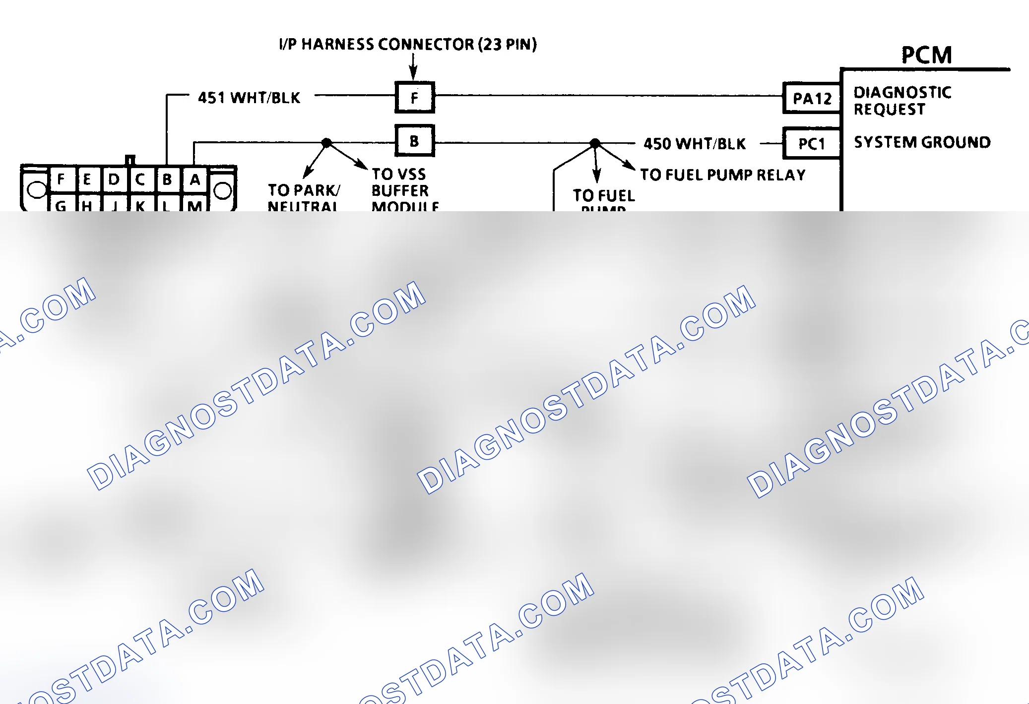 Scheme 165: Diagnostic System Check Schematic ("C" & "K" Series)