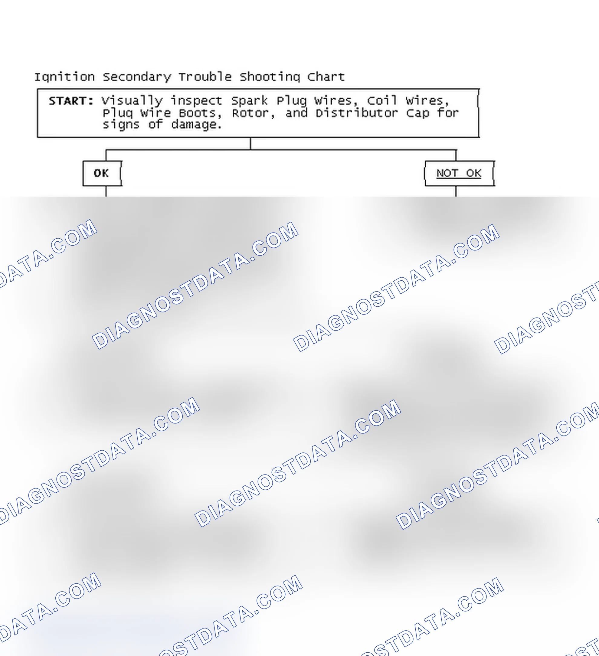 Scheme 1: Ignition Secondary Trouble Shooting Chart