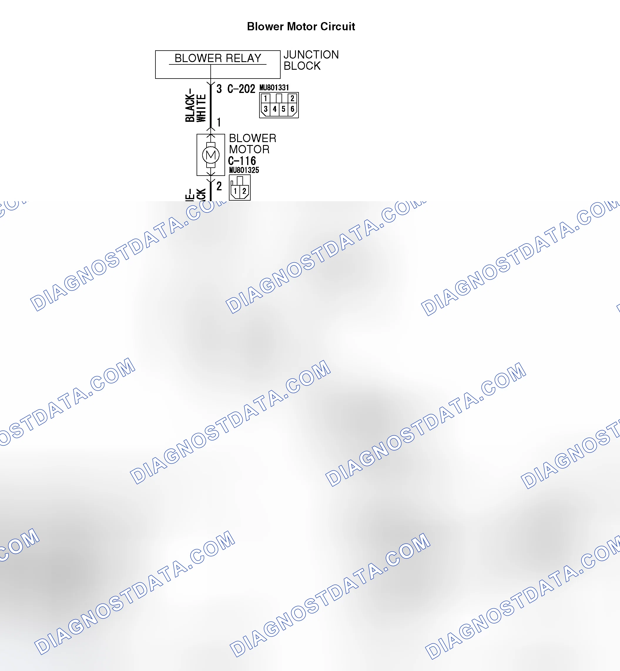 Scheme 283: INSPECTION PROCEDURE 4: BLOWER FAN AND MOTOR DO NOT TURN