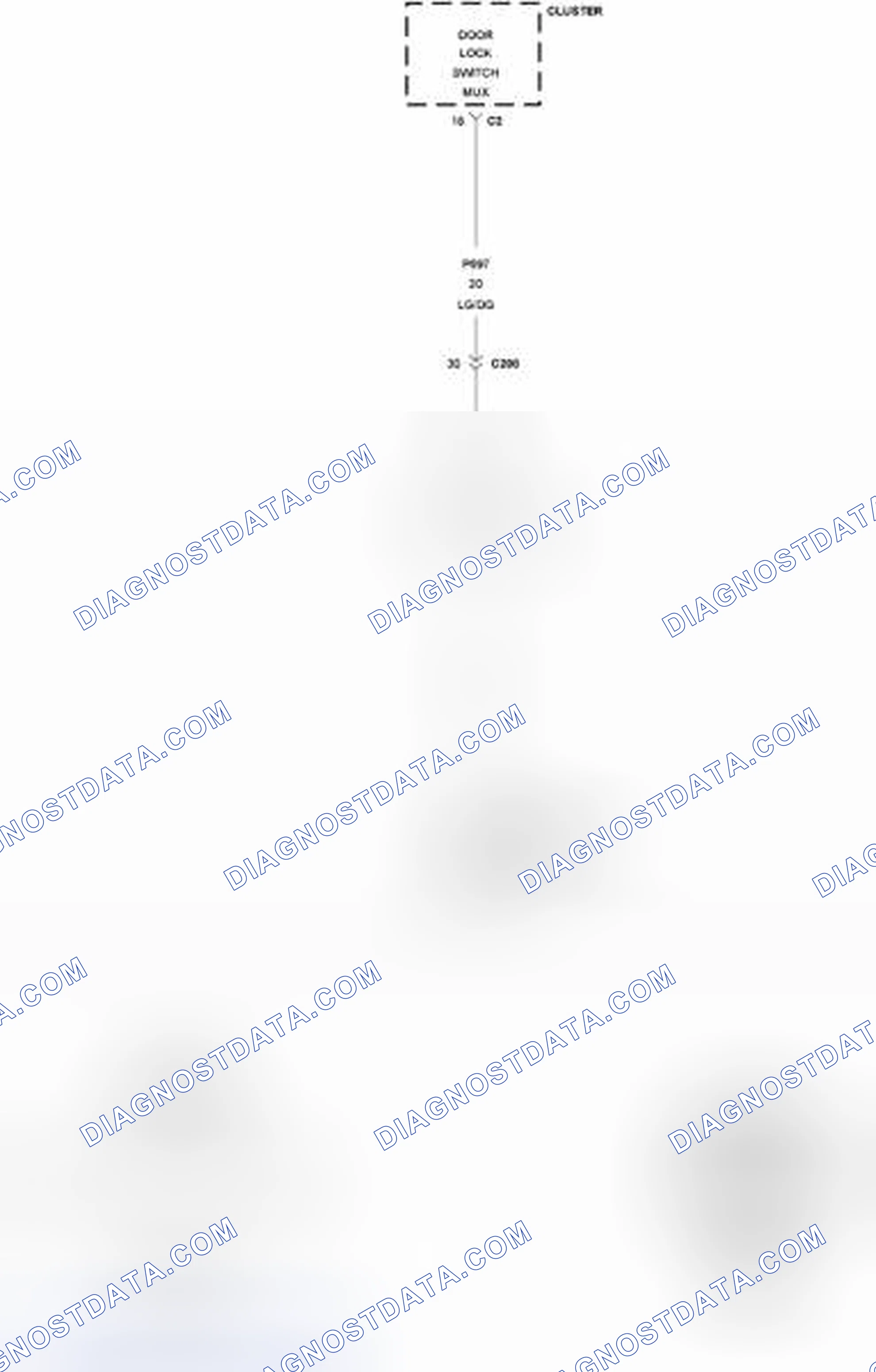 Scheme 261: B1800-DRIVER DOOR LOCK/UNLOCK SWITCH CIRCUIT PERFORMANCE