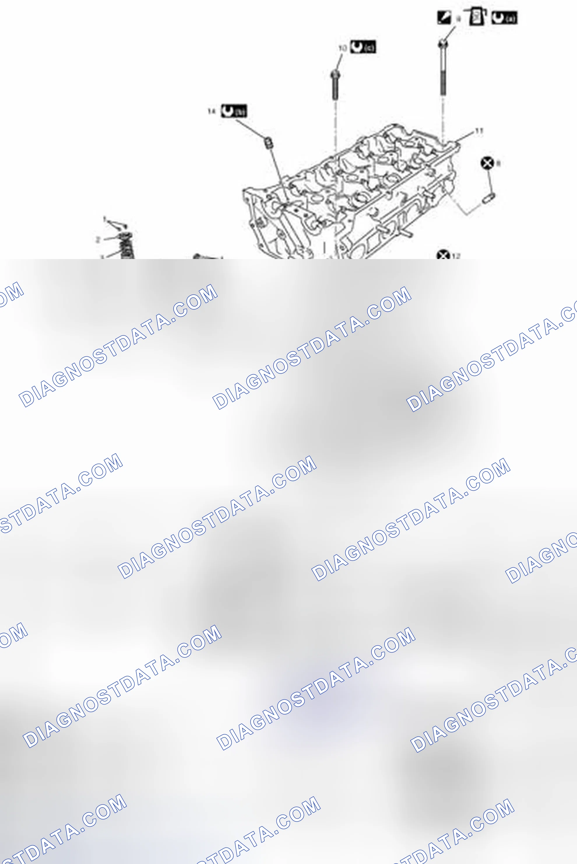 Scheme 187: Valve and Cylinder Head Components