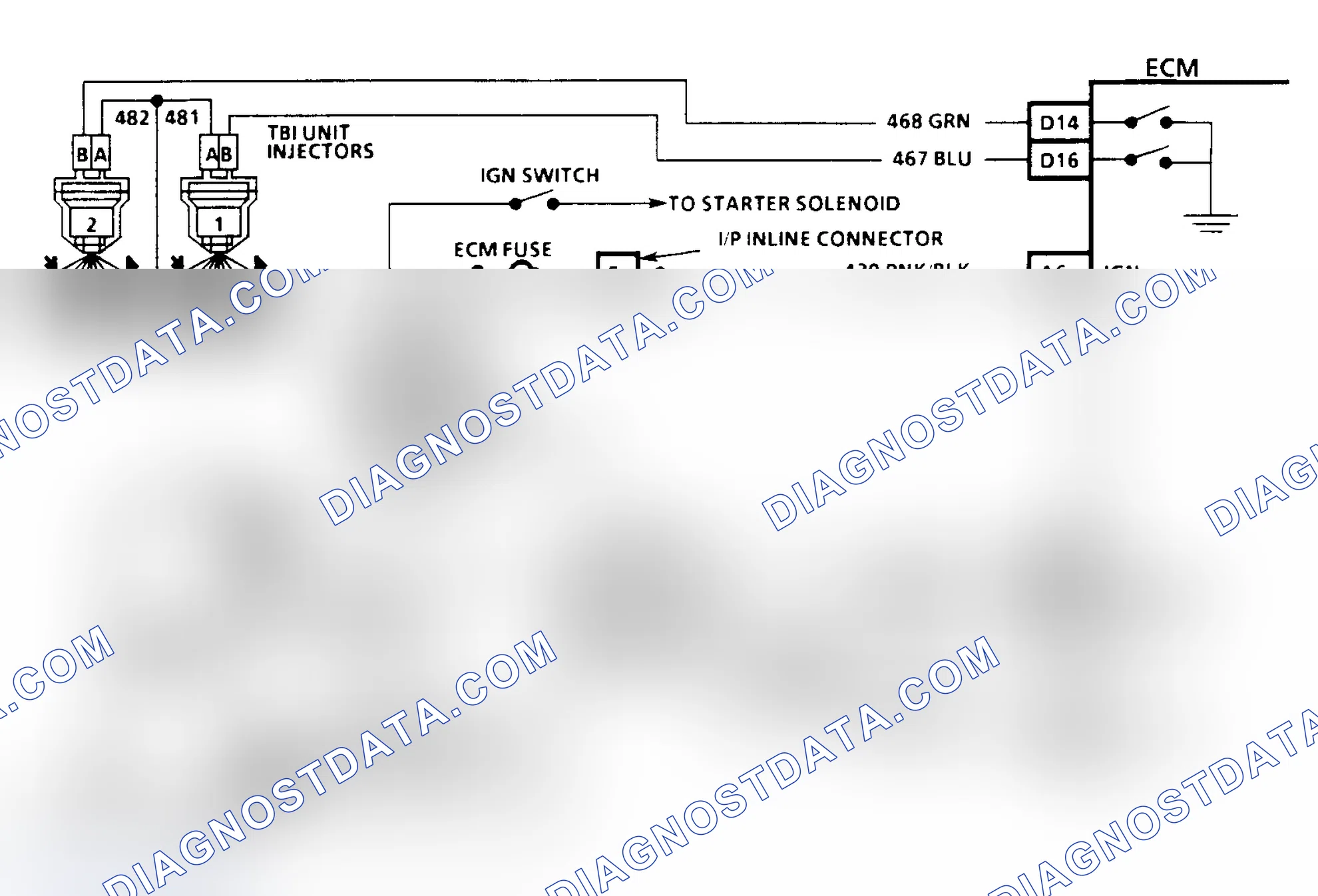 Scheme 146: Code 42 Schematic (All W/ 4L80-E Transmission) Electronic Spark Timing
