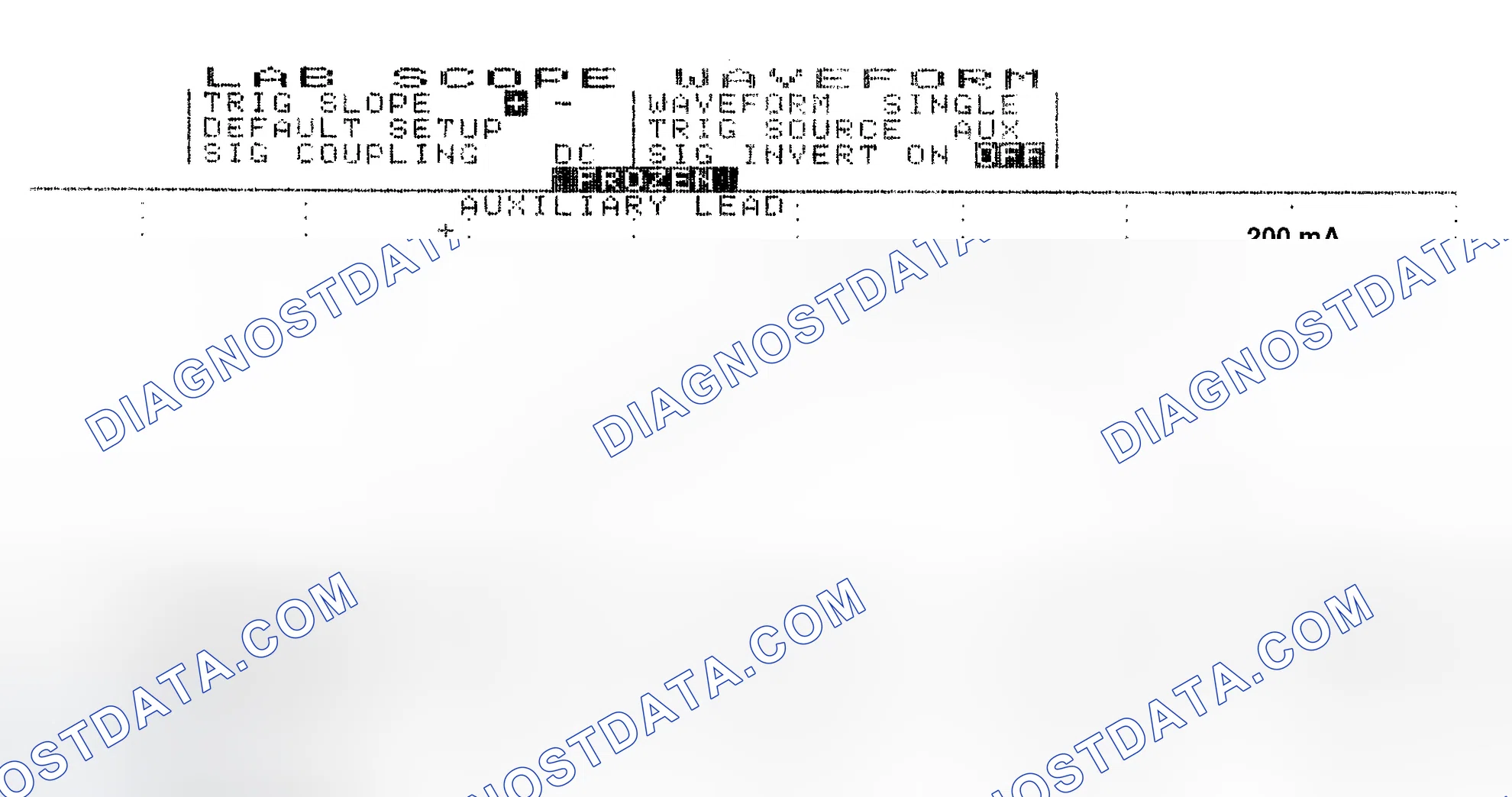Scheme 13: Single Injector w/Normal Current Flow - Current Pattern