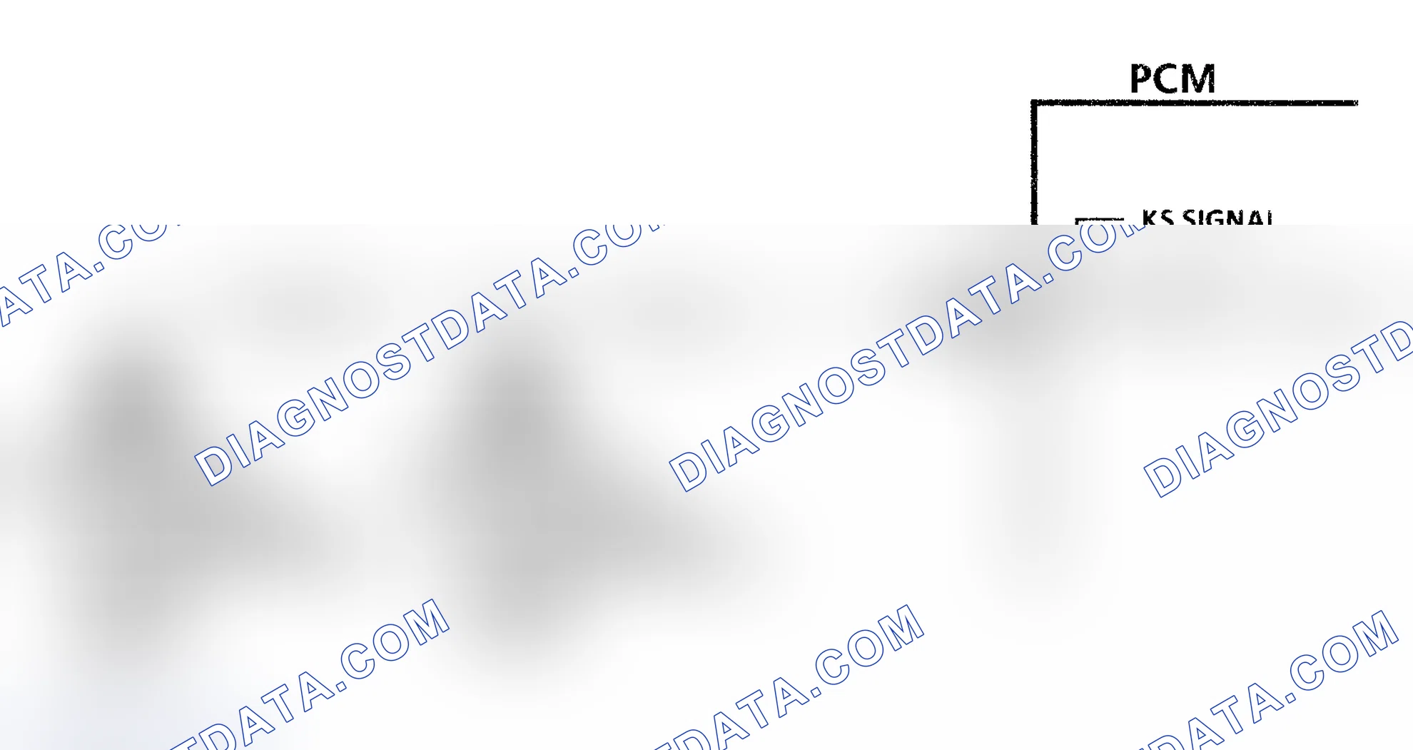 Scheme 42: Code 43 Schematic (Caprice) Knock Sensor Circuit (Dual Sensors)