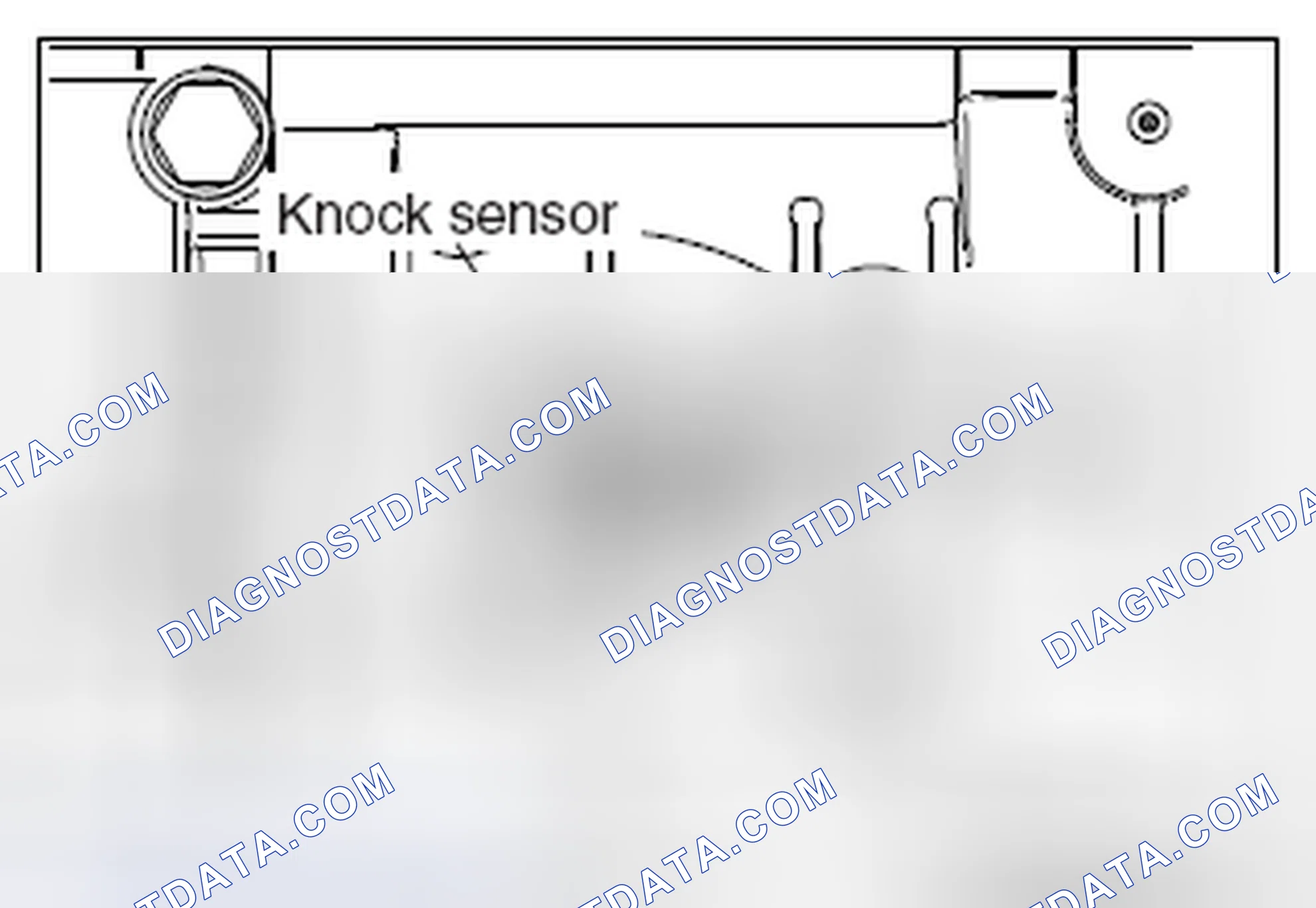 Scheme 3: >> A << KNOCK SENSOR INSTALLATION