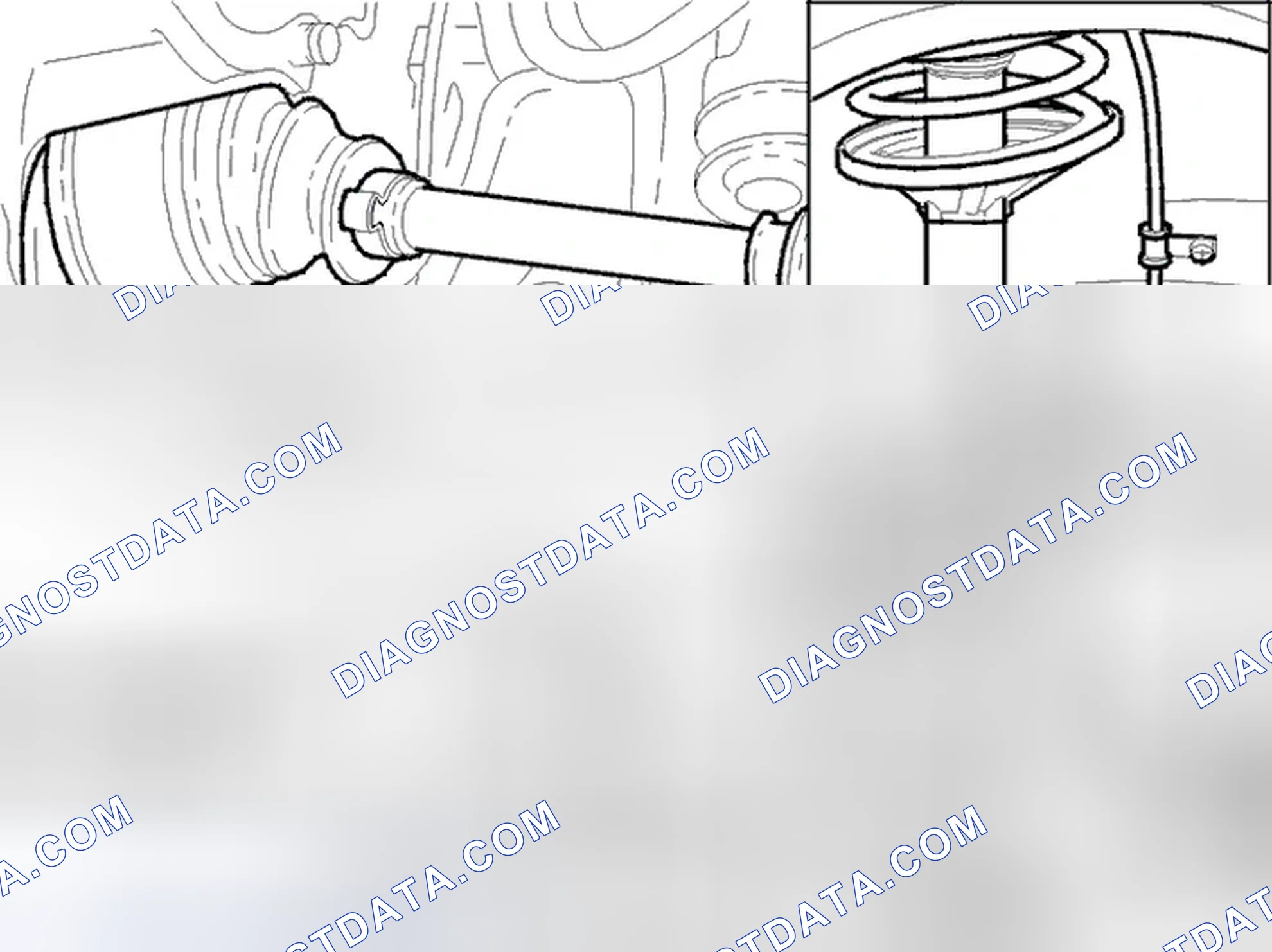 Scheme 121: Removing the left-hand side drive shaft assembly