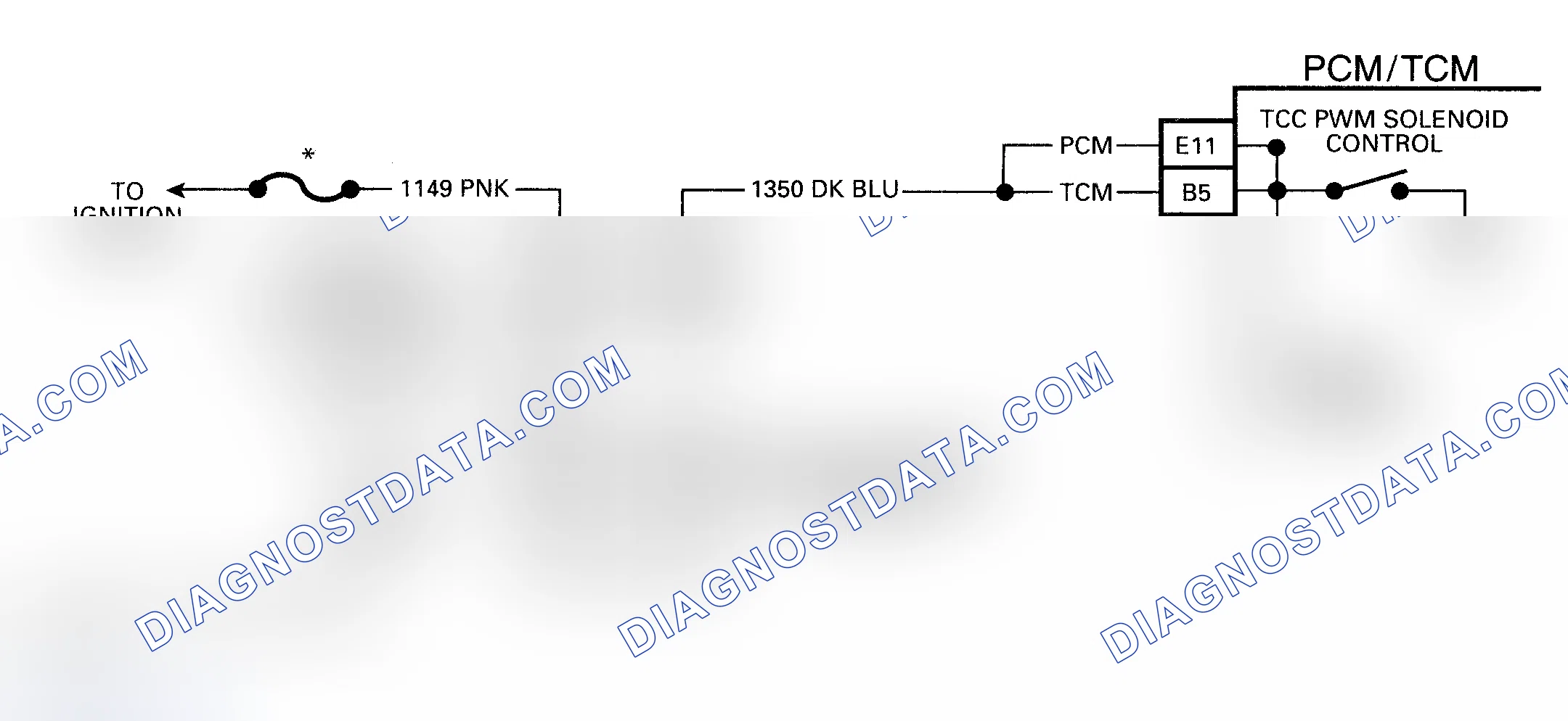 Scheme 263: Code 83 Schematic (All Models) TCC Solenoid Circuit Fault