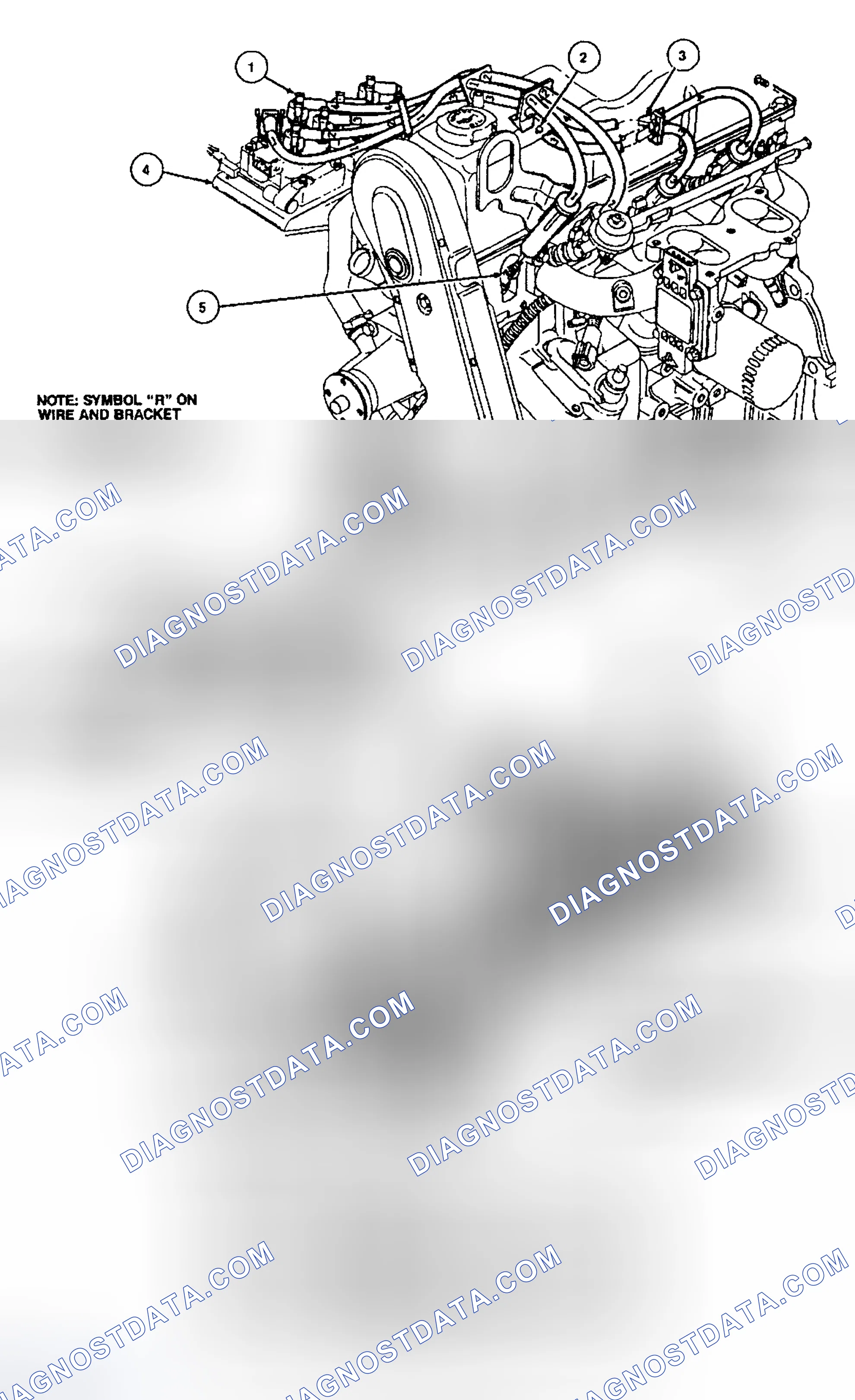 Scheme 8: SPARK PLUG WIRE ROUTING (2.3L OHC)