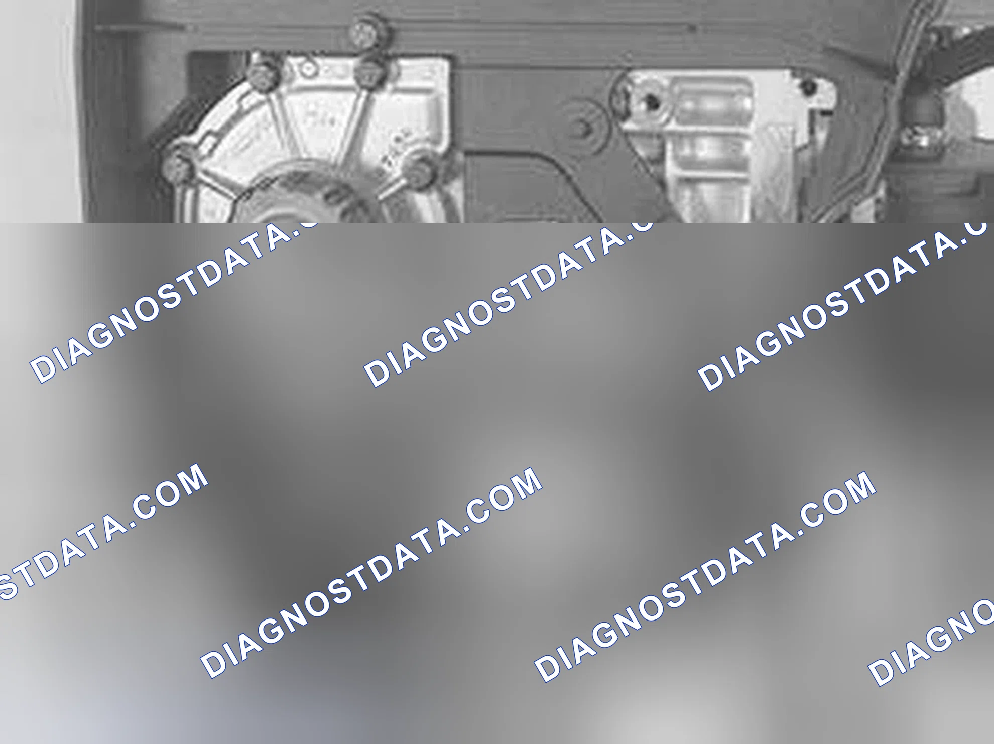 Scheme 473: Removing the coolant pump/timing belt cover