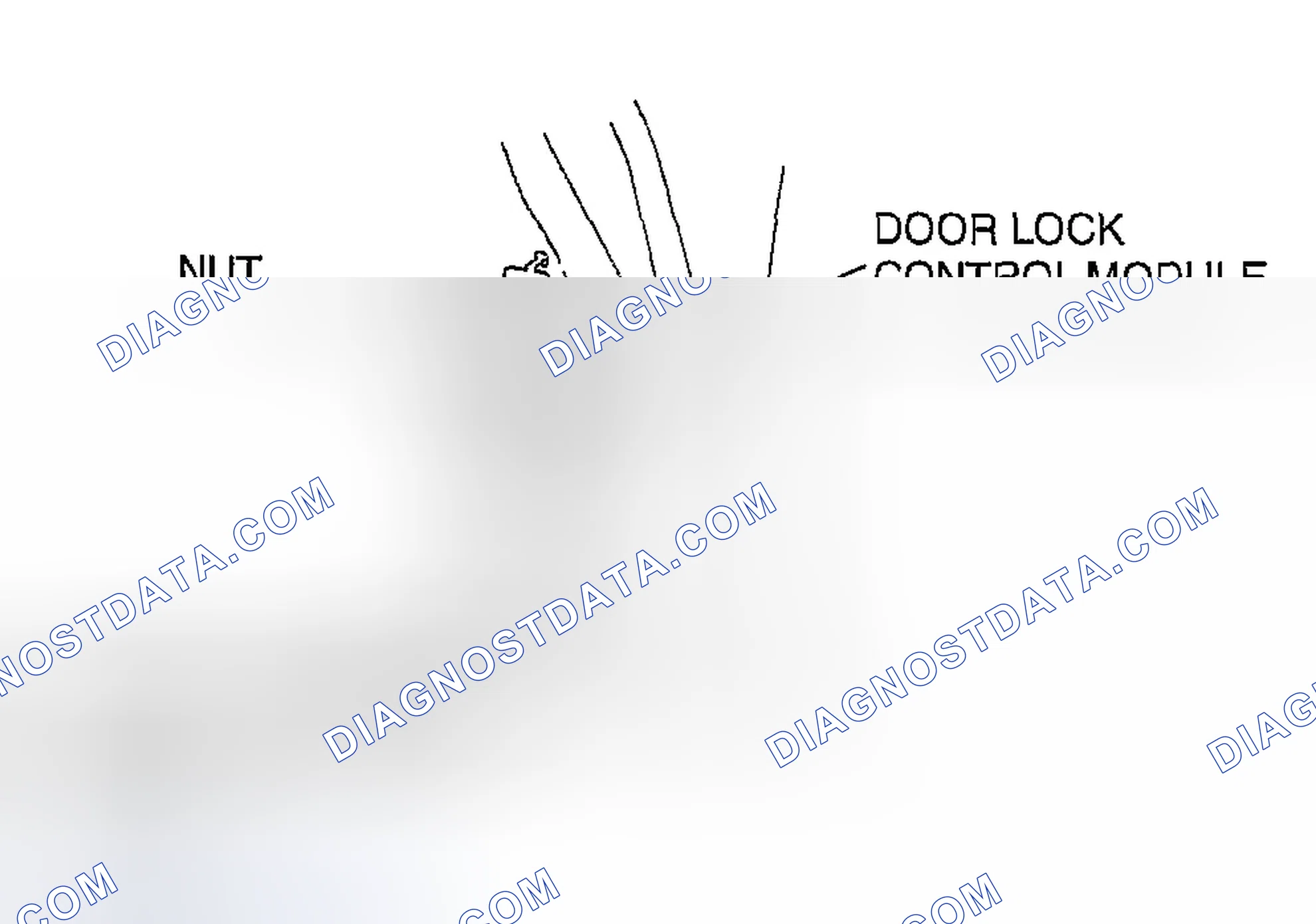 Scheme 93: DOOR LOCK CONTROL MODULE REMOVAL/INSTALLATION