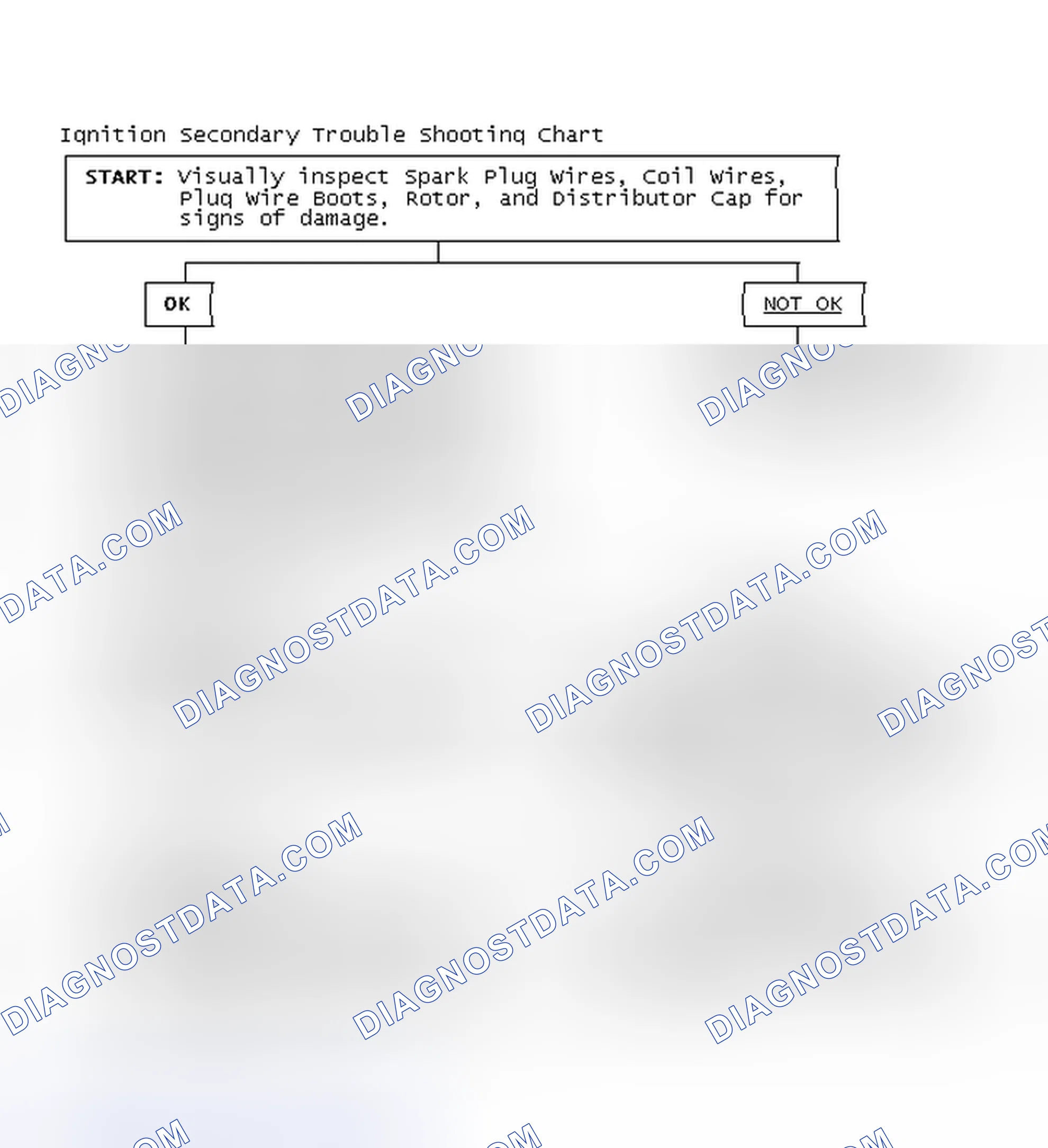 Scheme 1: Ignition Secondary Trouble Shooting Chart